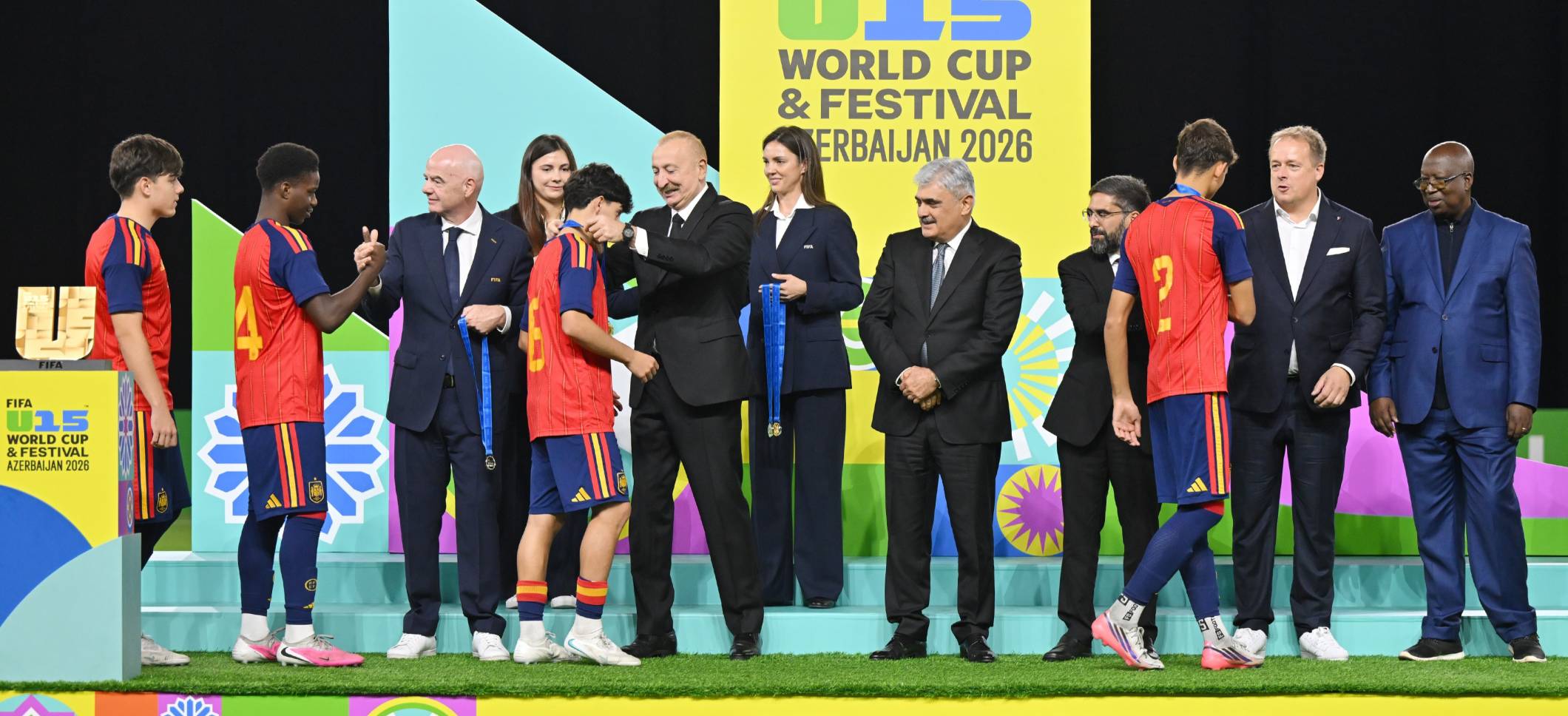 Ильхам Алиев посмотрел финальный матч FIFA U-15 World Cup and Festival, принял участие в церемонии награждения
