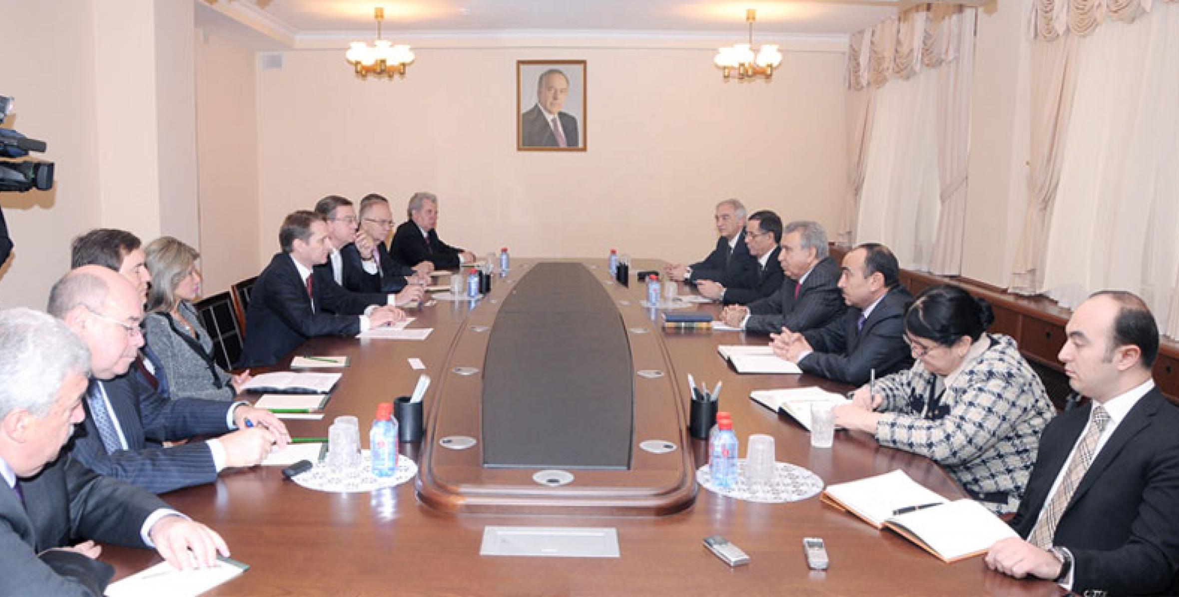 Head of Administration of the President of Azerbaijan Ramiz Mehdiyev held a meeting with Head of Russian Presidential Administration Sergey Naryshkin