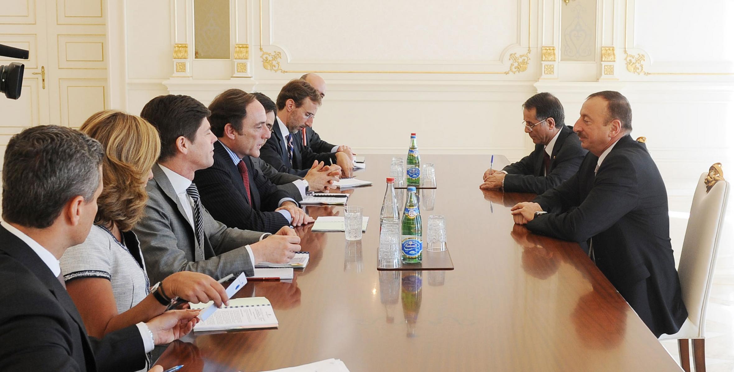 Ilham Aliyev received a delegation led by the Foreign Minister of Portuga