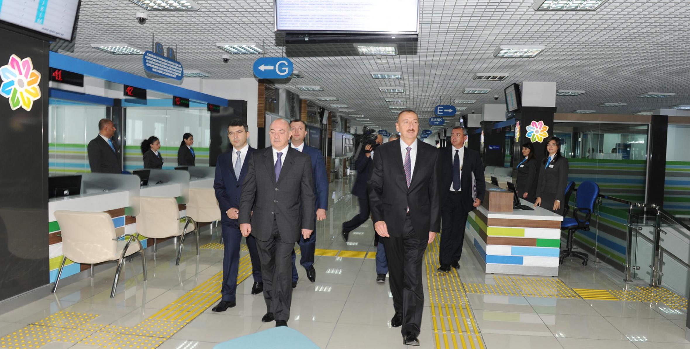 Ильхам Алиев принял участие в открытии Бакинского центра «ASAN xidmət» номер 3 Государственного агентства по услугам гражданам и социальным инновациям
