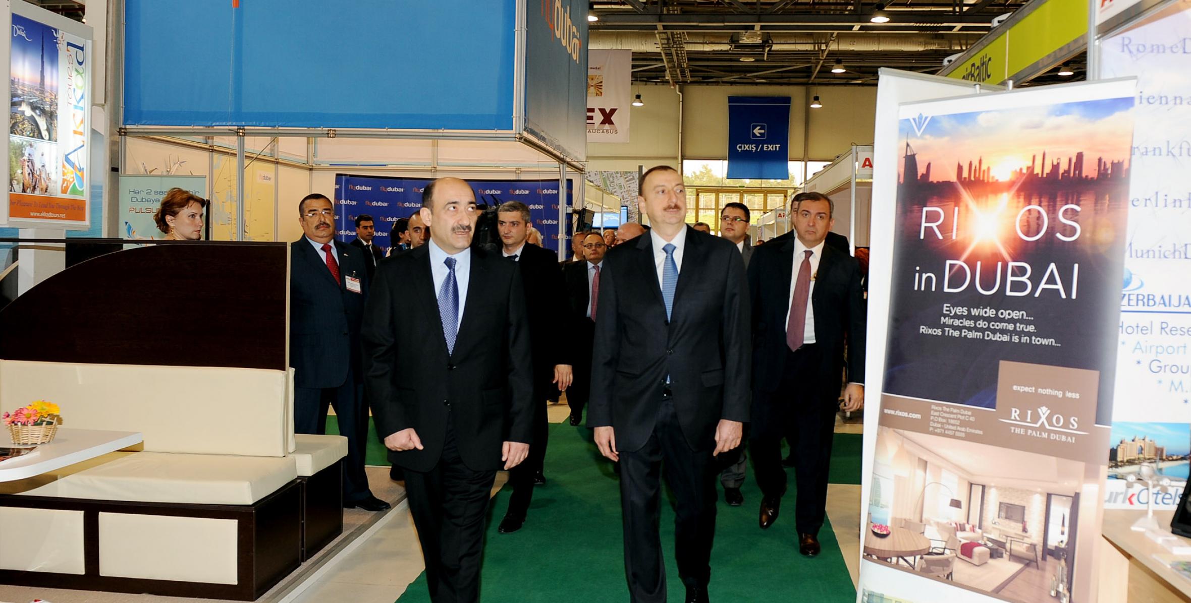Ilham Aliyev reviewed the 11th Azerbaijan International Travel and Tourism Fair AITF-2012