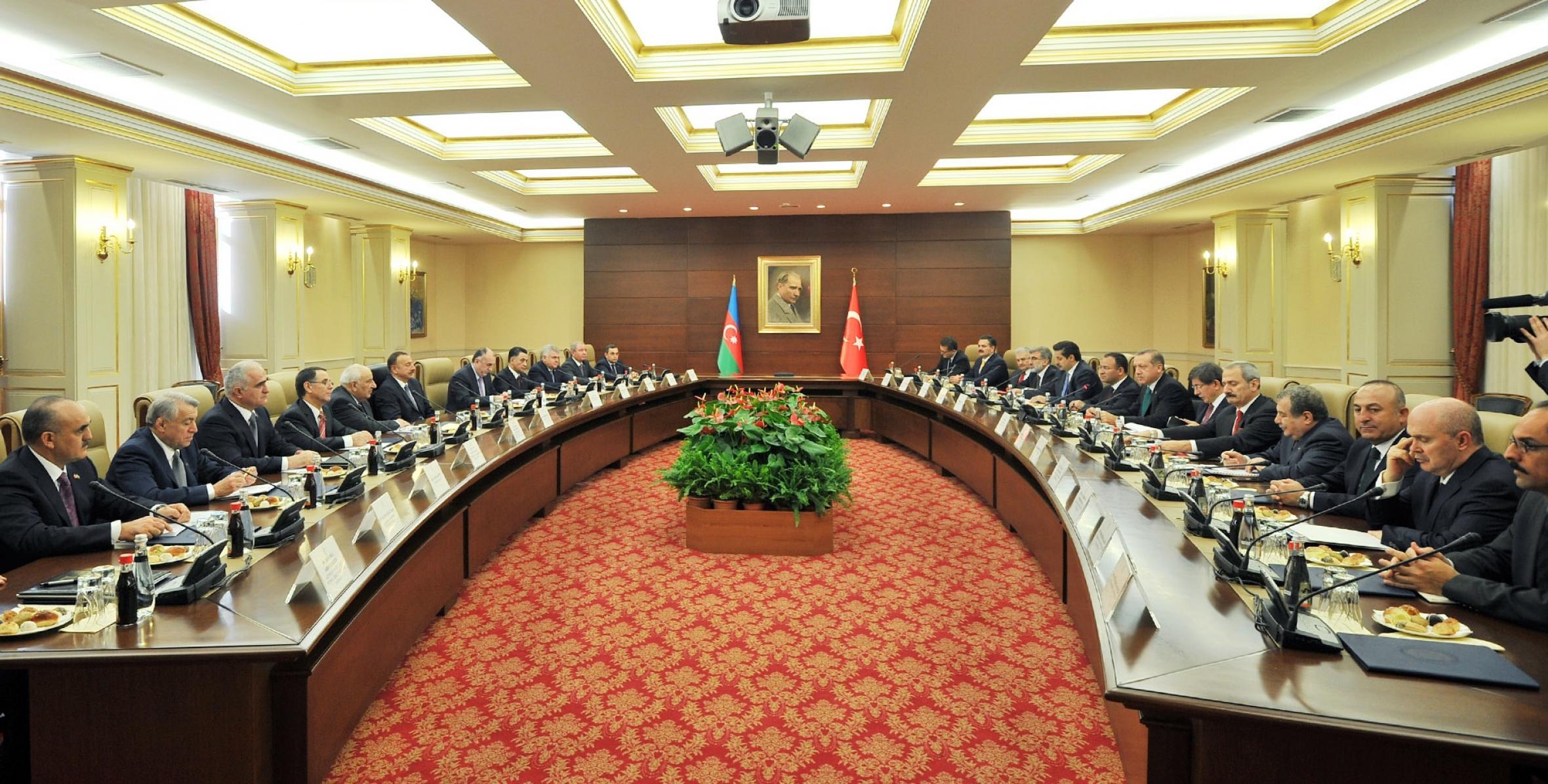 Состоялось третье заседание Совета стратегического сотрудничества высокого уровня Турция-Азербайджан