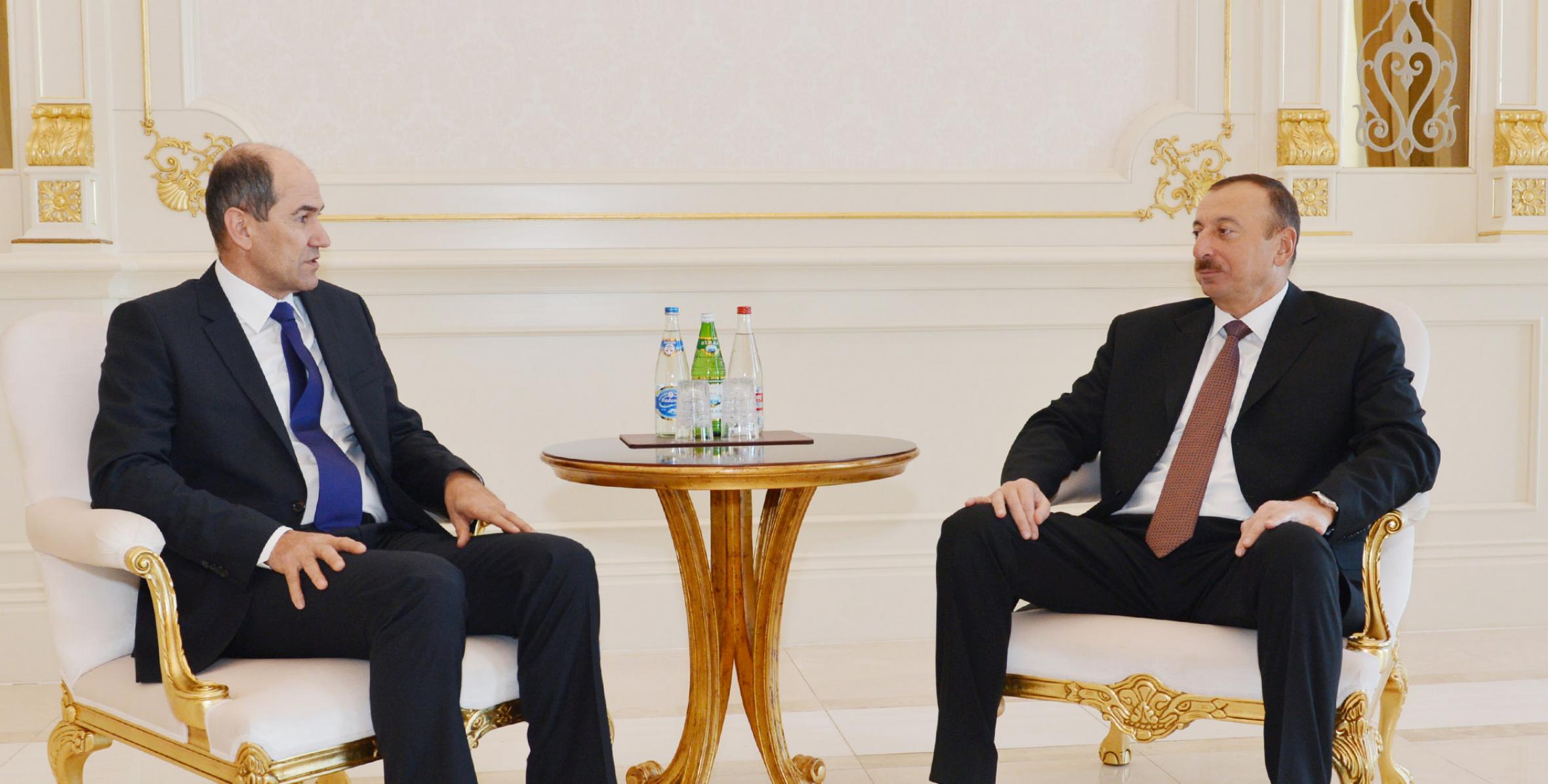 Ilham Aliyev met with Prime Minister of Slovenia