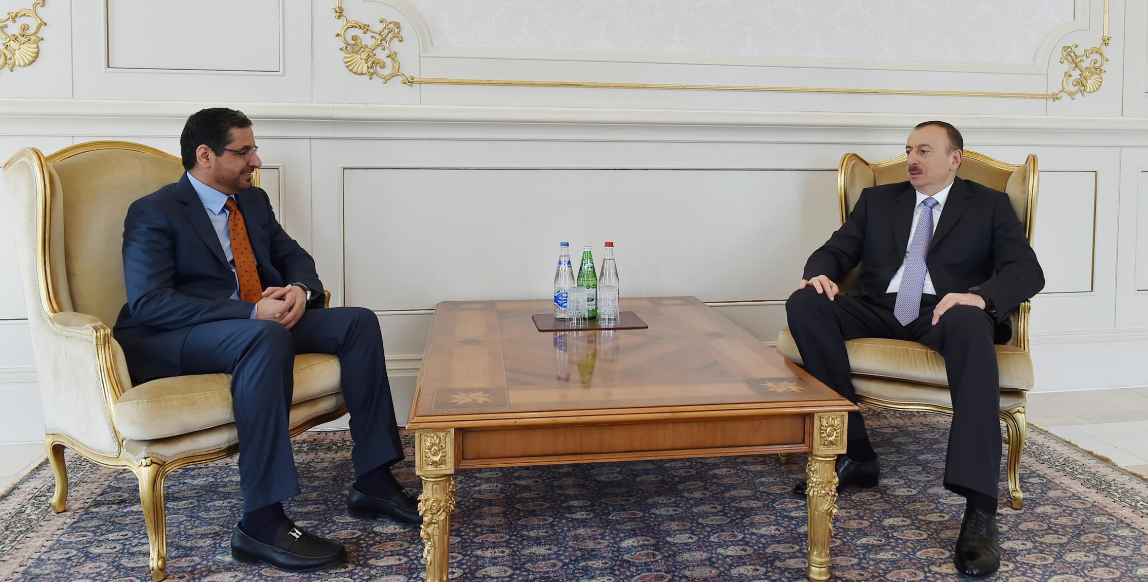 Ilham Aliyev received the outgoing UAE Ambassador