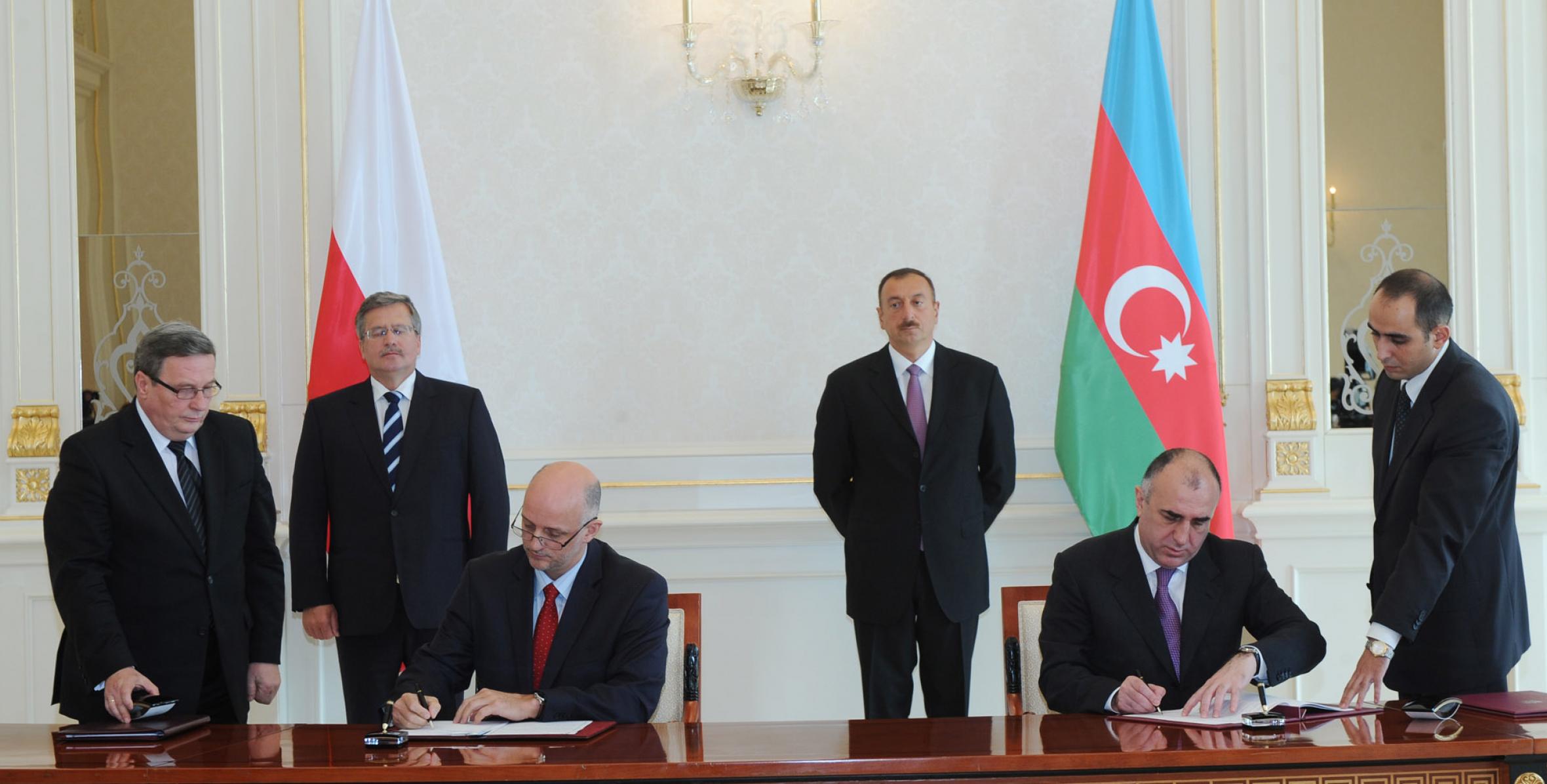 Состоялось подписание азербайджано-польских документов