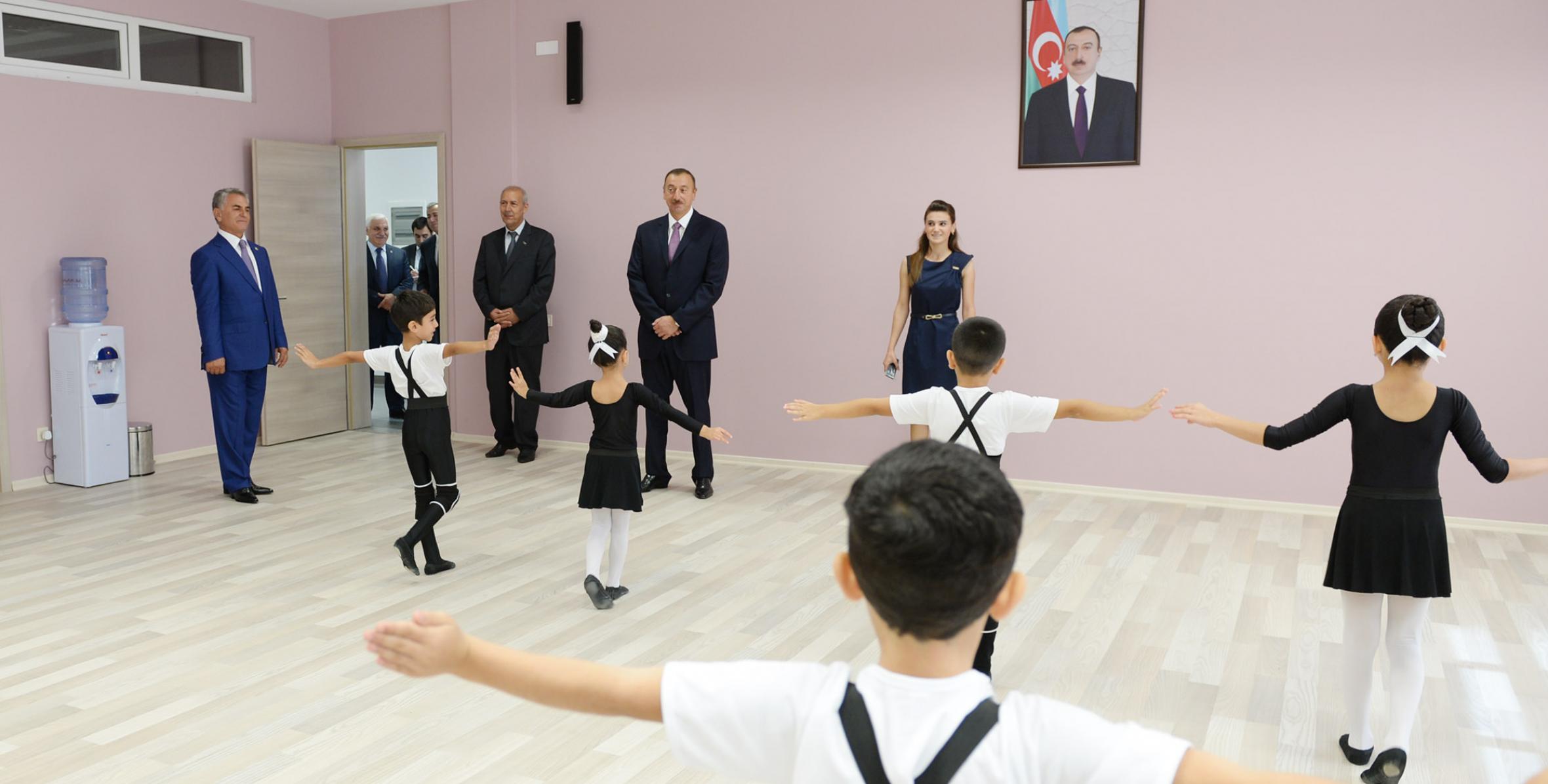 Ильхам Алиев принял участие в открытии Центра Гейдара Алиева в Билясуваре