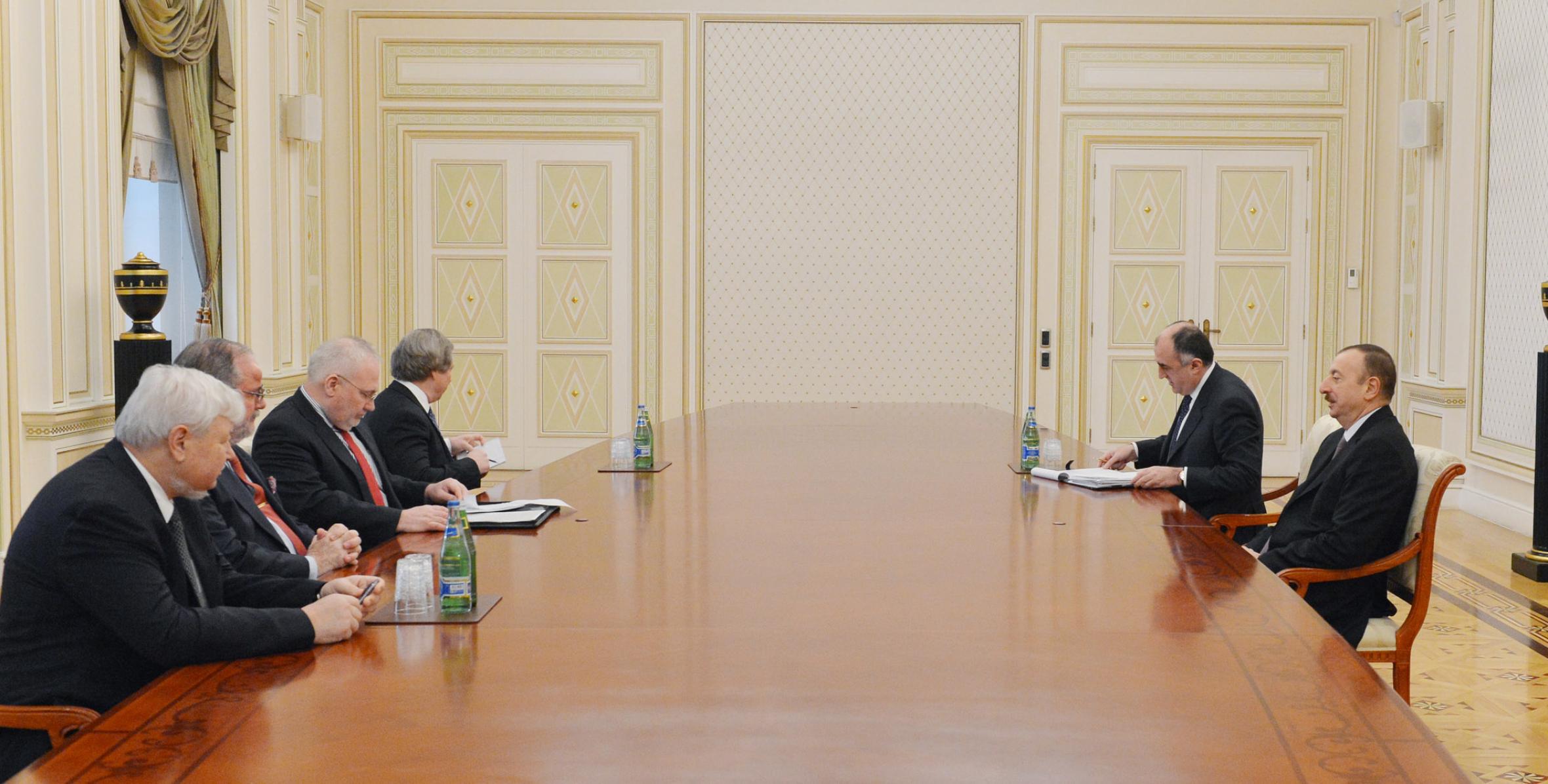 Ilham Aliyev received the co-chairmen of the OSCE Minsk Group and the Special Representative of the OSCE Chairman-in-Office