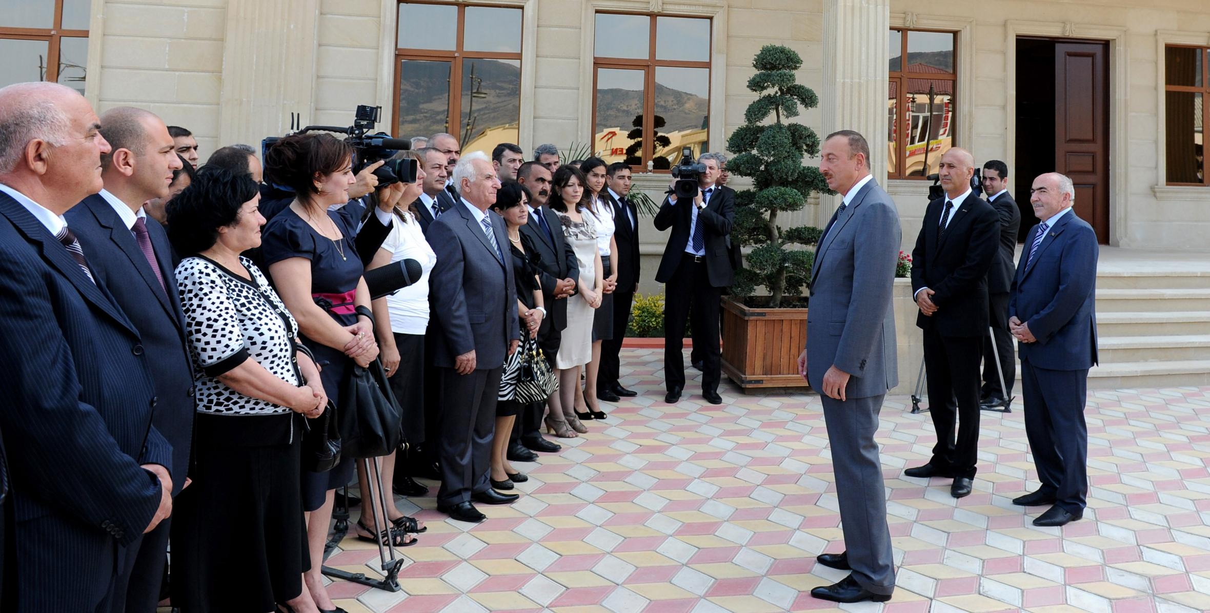 Speech by Ilham Aliyev at the opening of the Heydar Aliyev Center in Siyazan