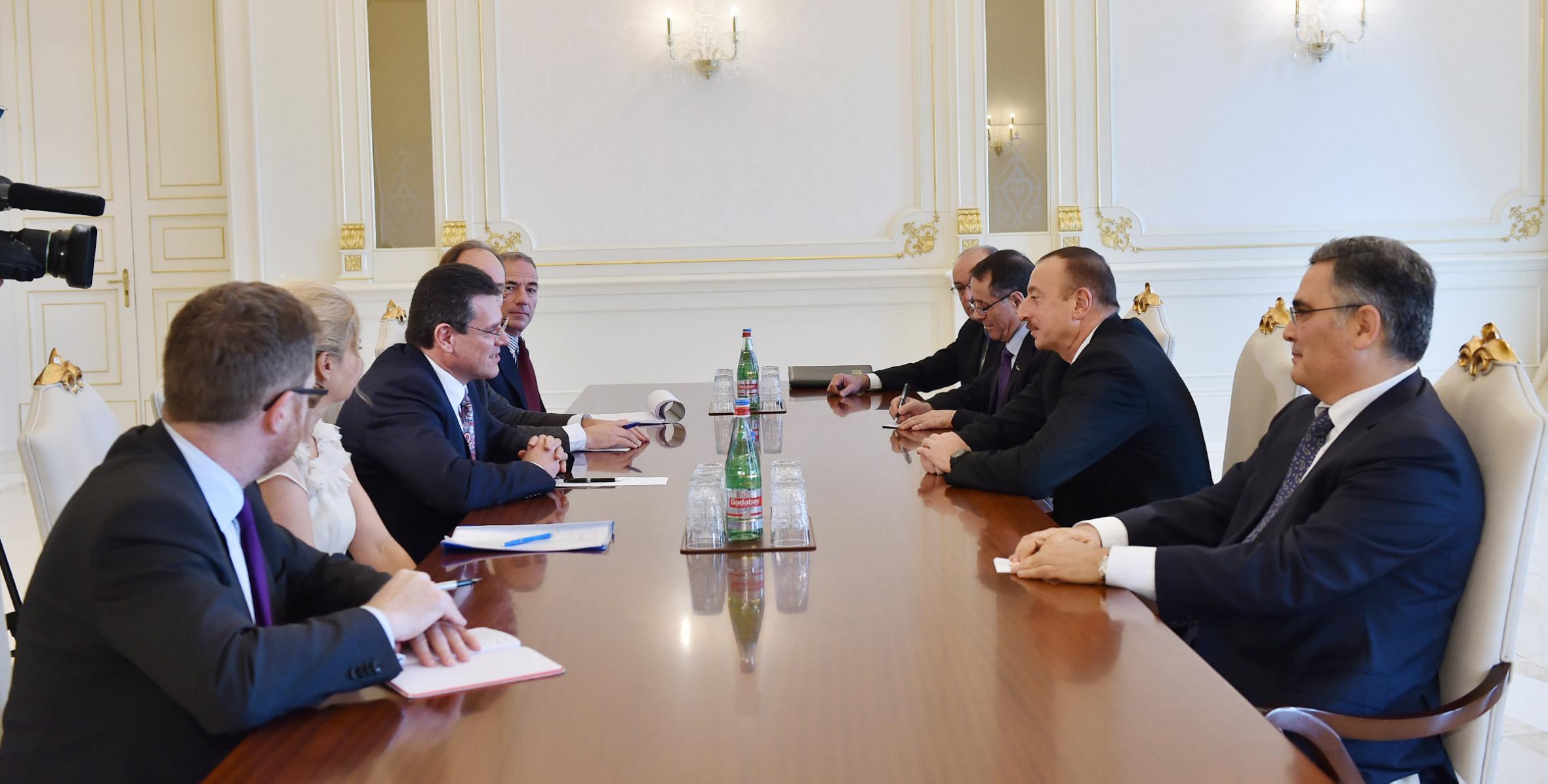 Ilham Aliyev received a delegation led by the Vice-President of the European Commission