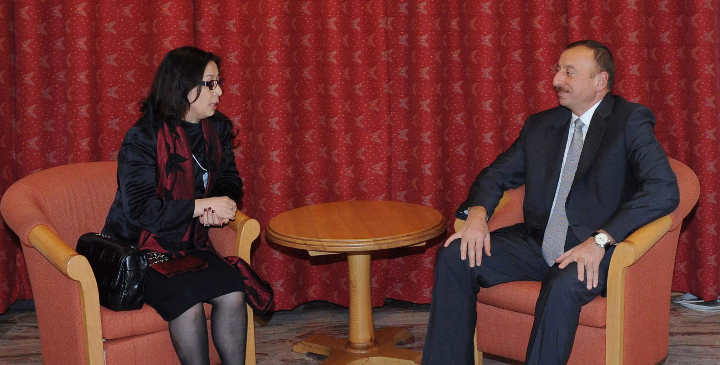Ильхам Алиев встретился с председателем корпорации Huawei Technologies Сун Яфанг