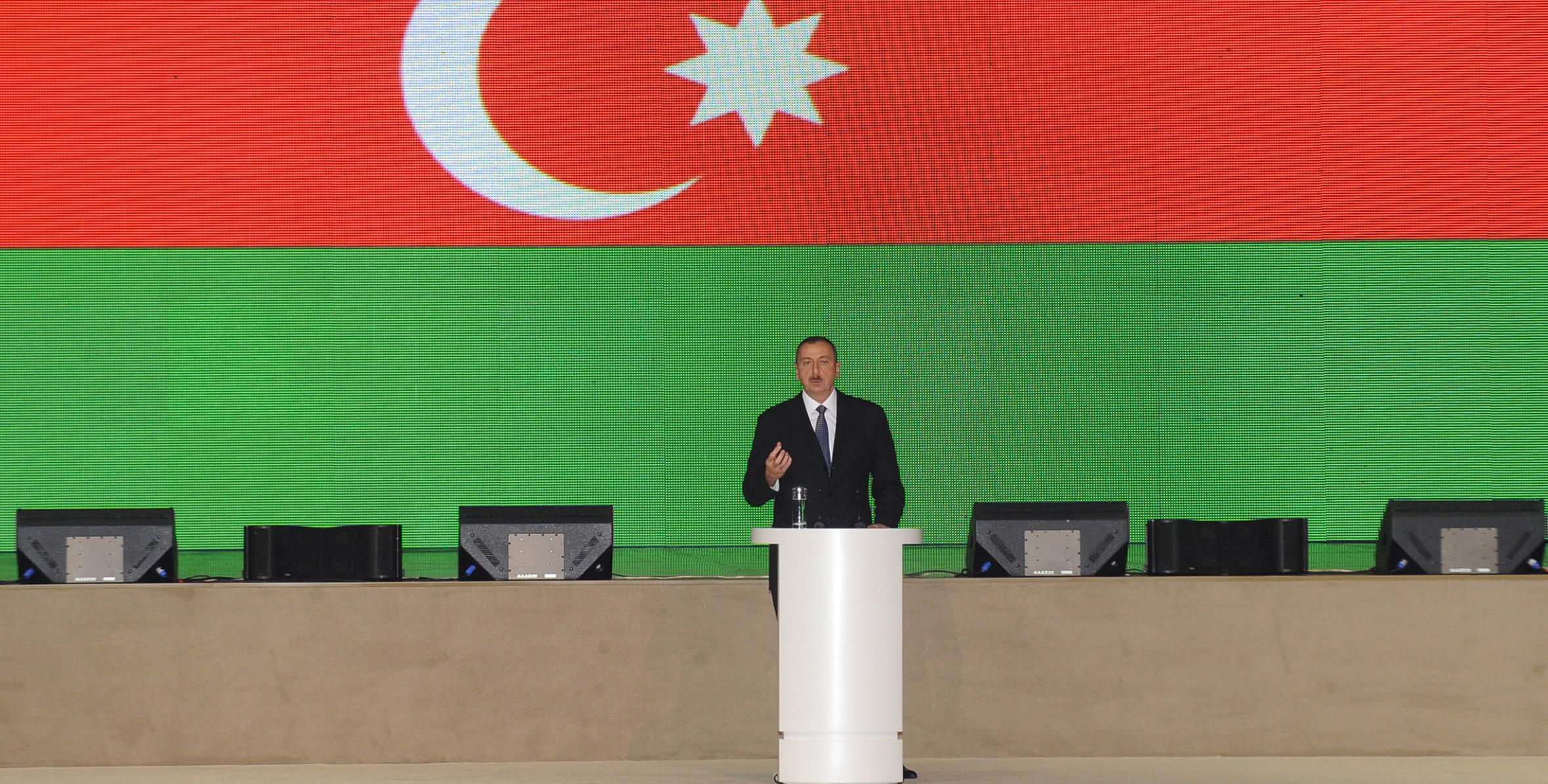 Speech by Ilham Aliyev at the ceremony to mark the 20th anniversary of the National Olympic Committee (NOC) of Azerbaijan