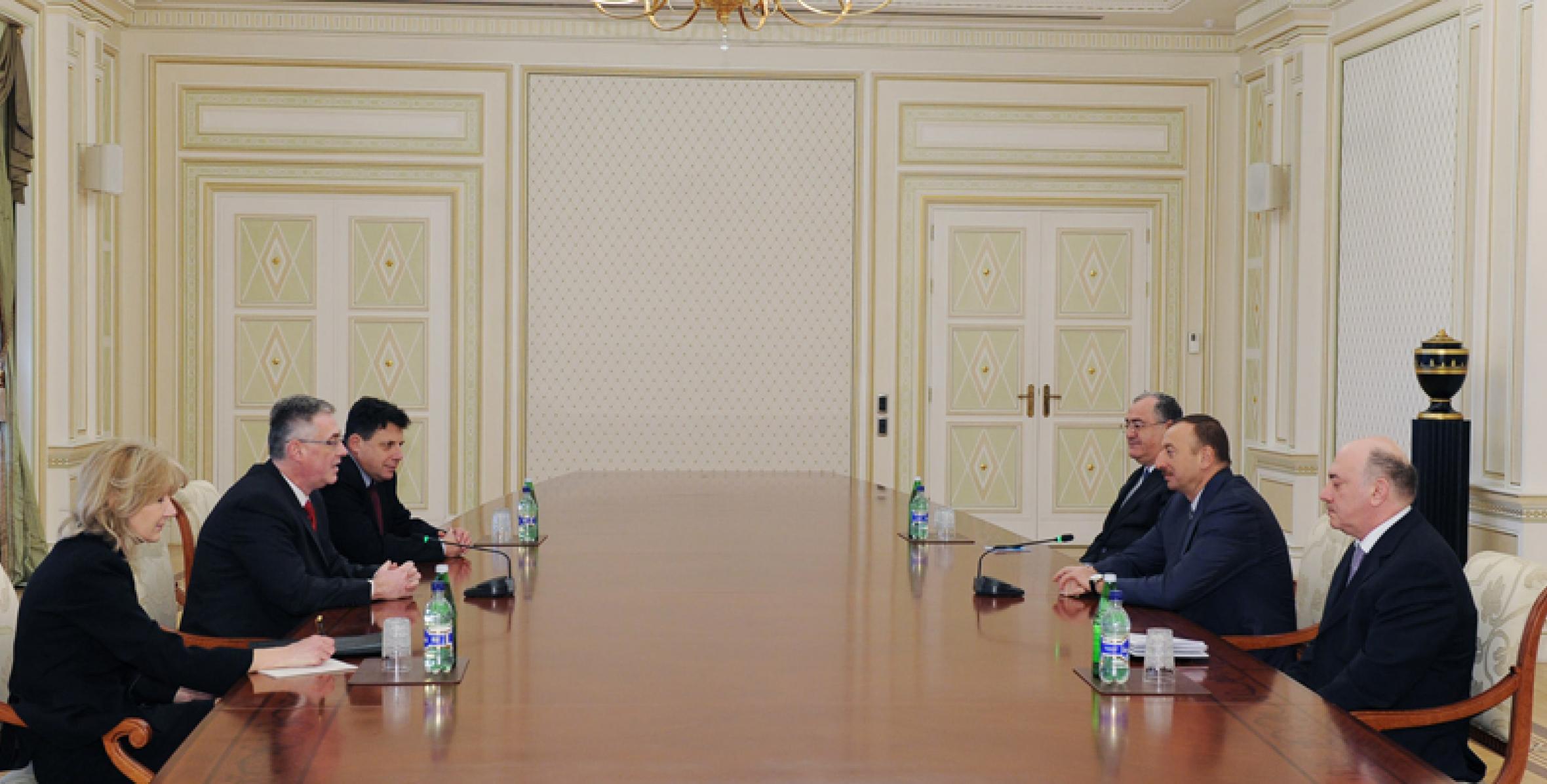 Ilham Aliyev received a delegation led by President of the Supreme Court of the Republic of Croatia, Branko Hrvatin