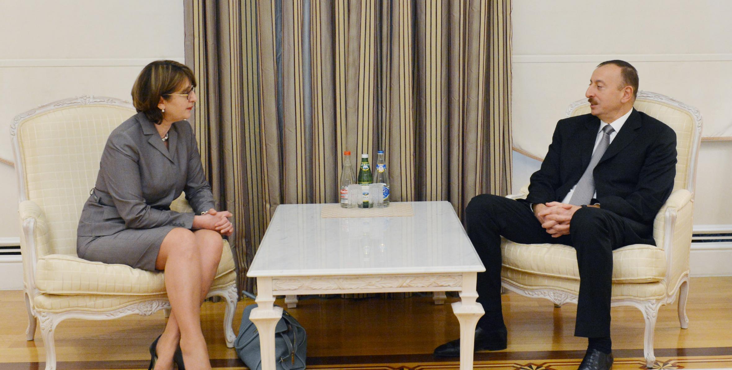 Ilham Aliyev received the Georgian Foreign Minister