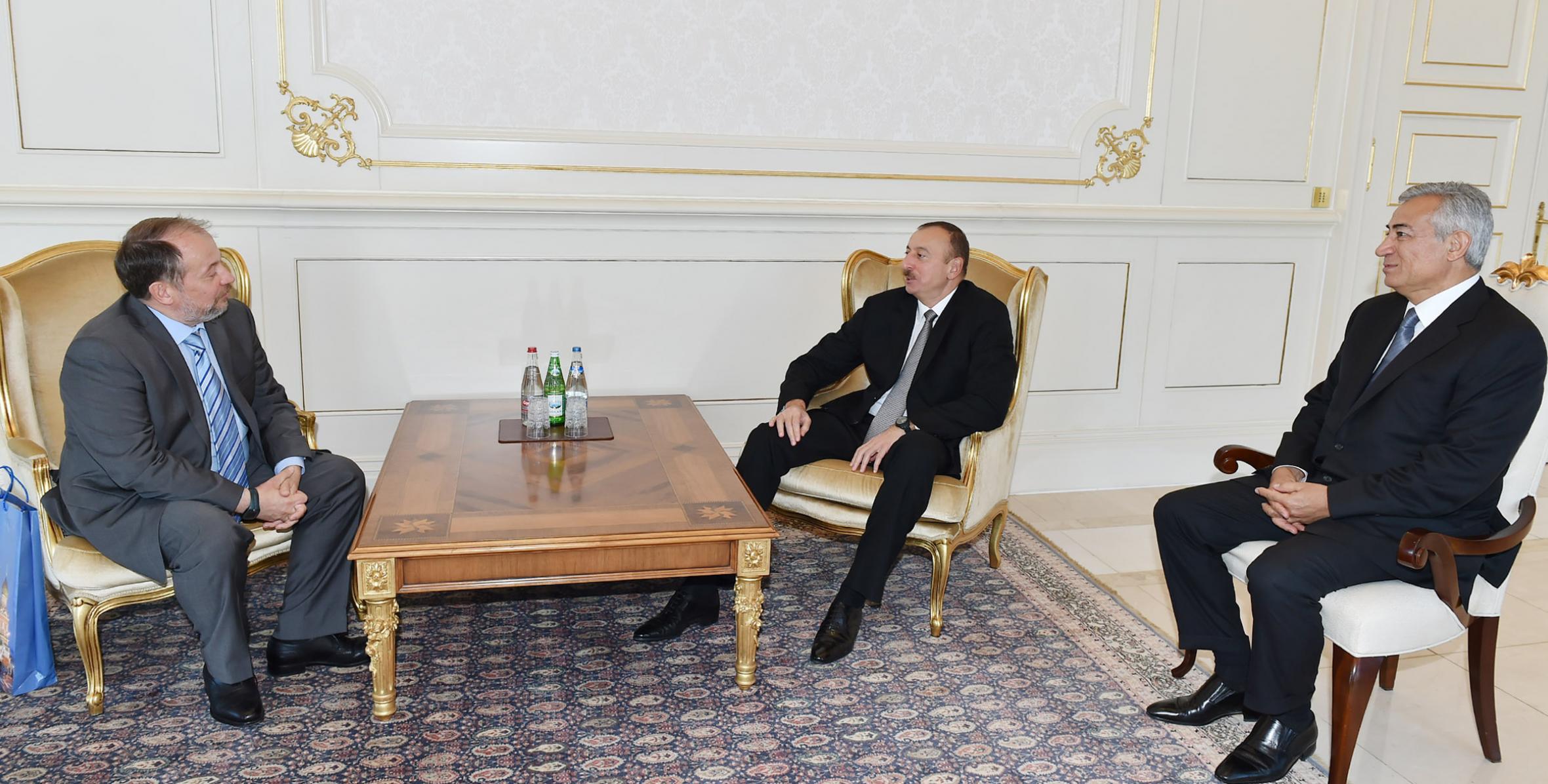 Ilham Aliyev received the President of the European Shooting Confederation and Russian Shooting Union