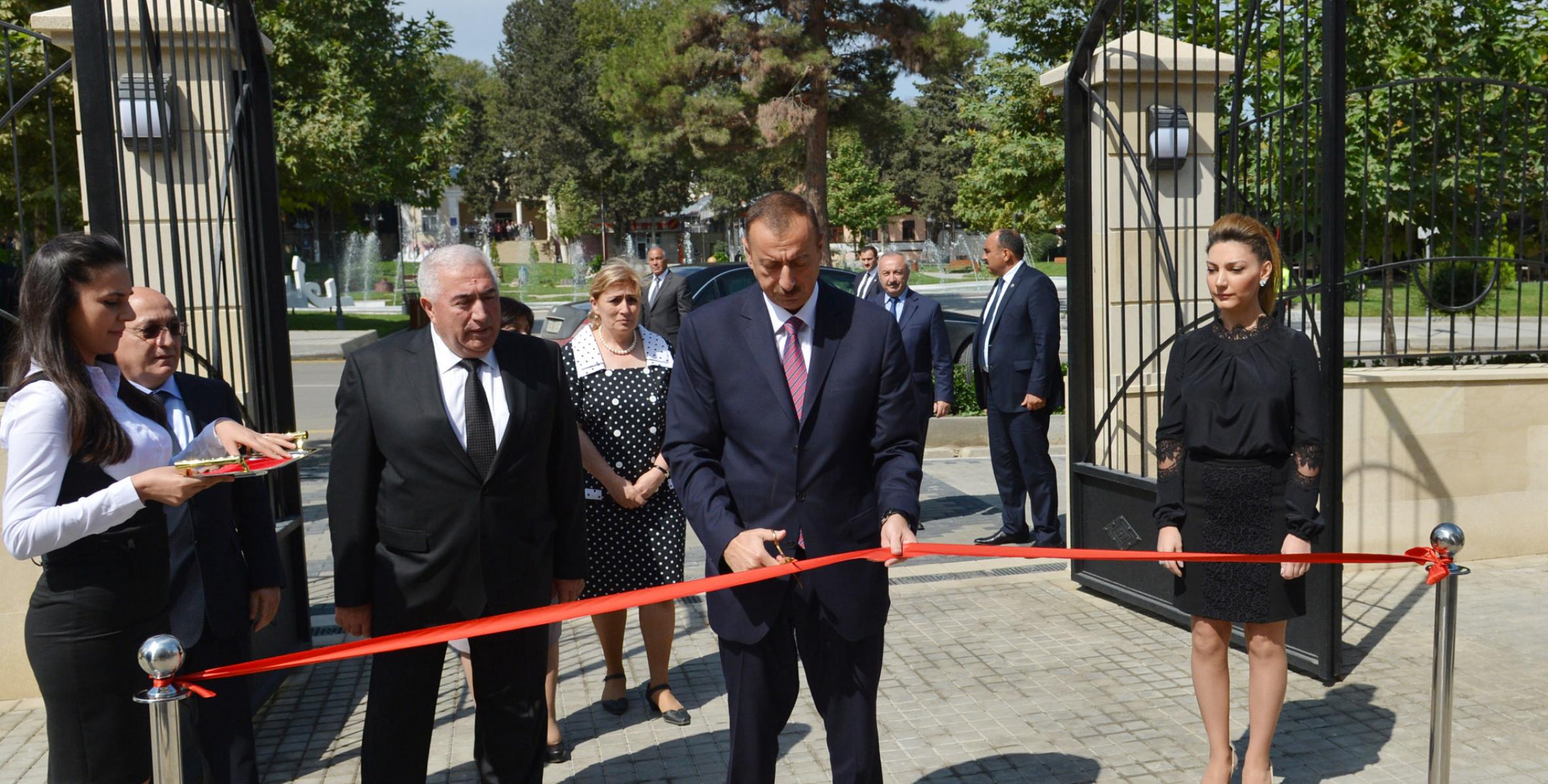 Ilham Aliyev attended the opening of an 80-seat Children's Academy for the Shamkir branch of Baku Oxford School