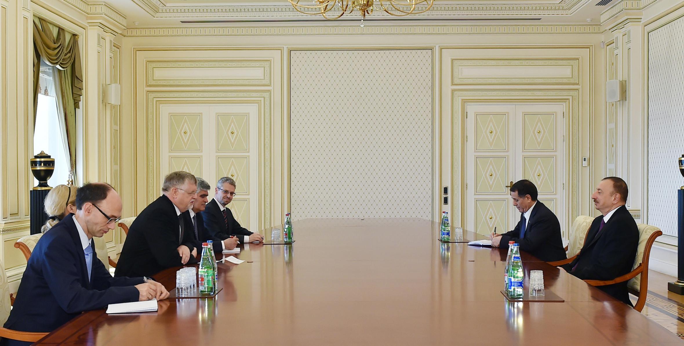 Ilham Aliyev received a delegation led by the European Union Special Representative for the South Caucasus