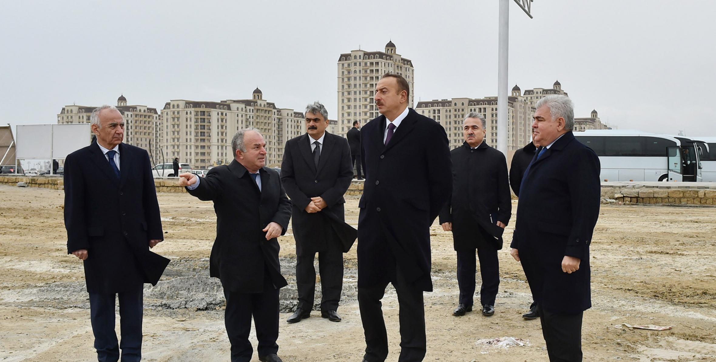 Ильхам Алиев ознакомился с ходом подготовительной работы к первым Европейским играм