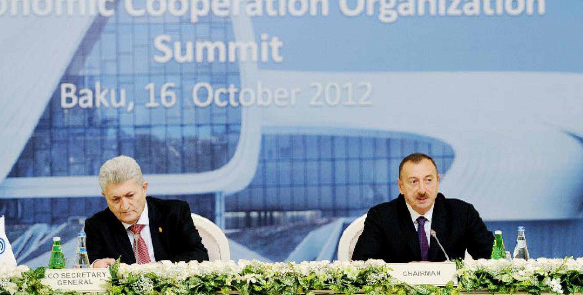 Speech by Ilham Aliyev at the 12th summit of the Economic Cooperation Organization (ECO)