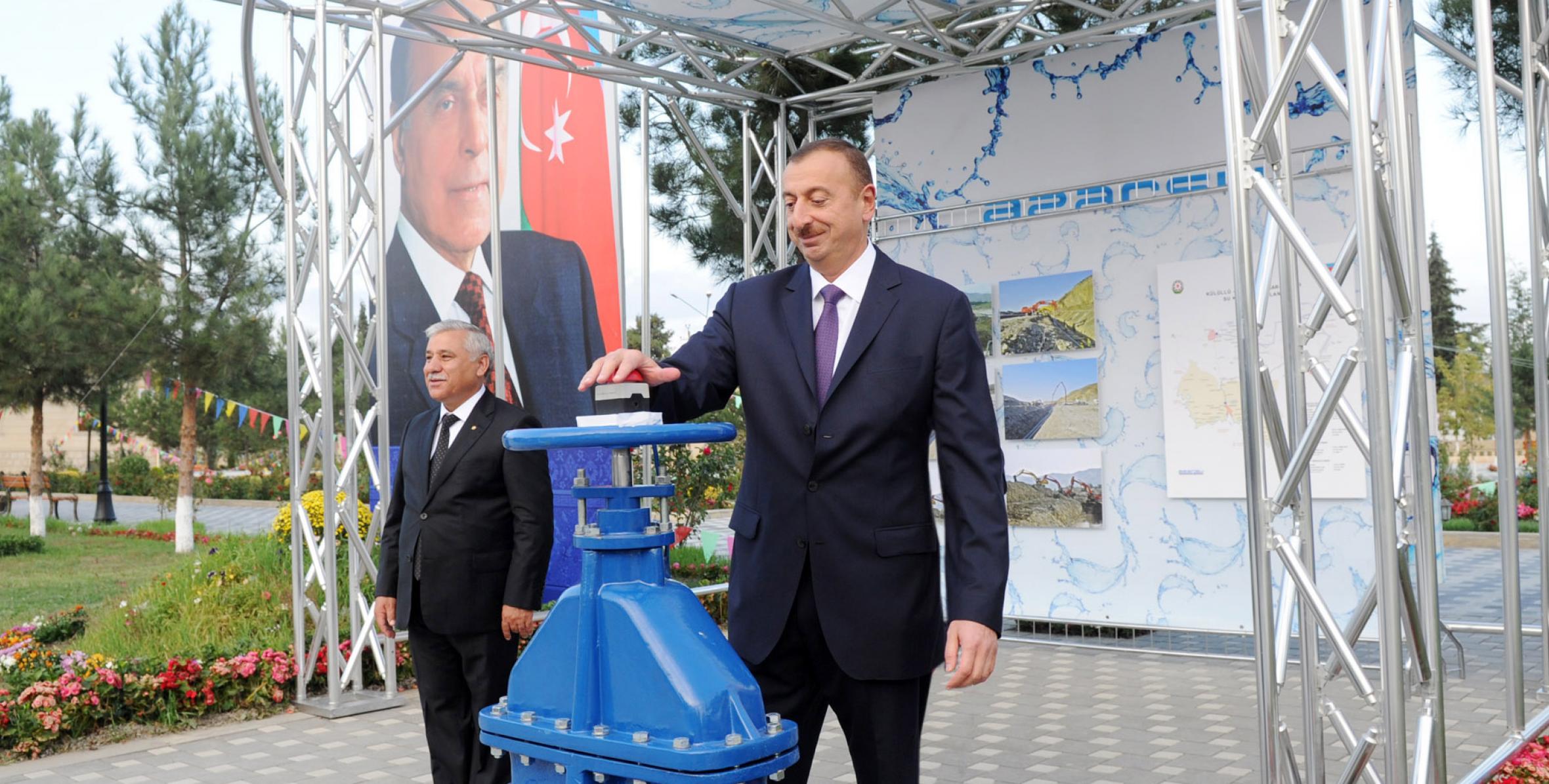 Visit of Ilham Aliyev to Tartar, Barda, Yevlakh and Zardab regions