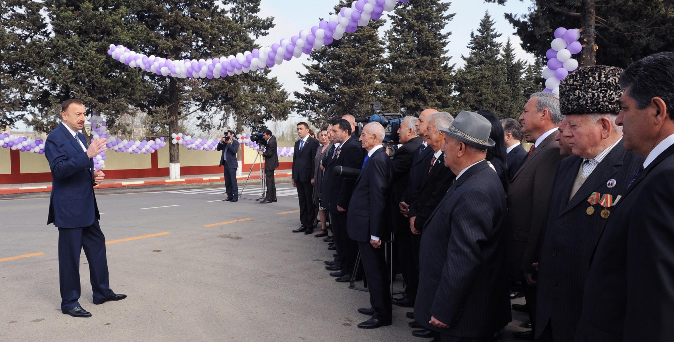 Ilham Aliyev met with the public of Astara District