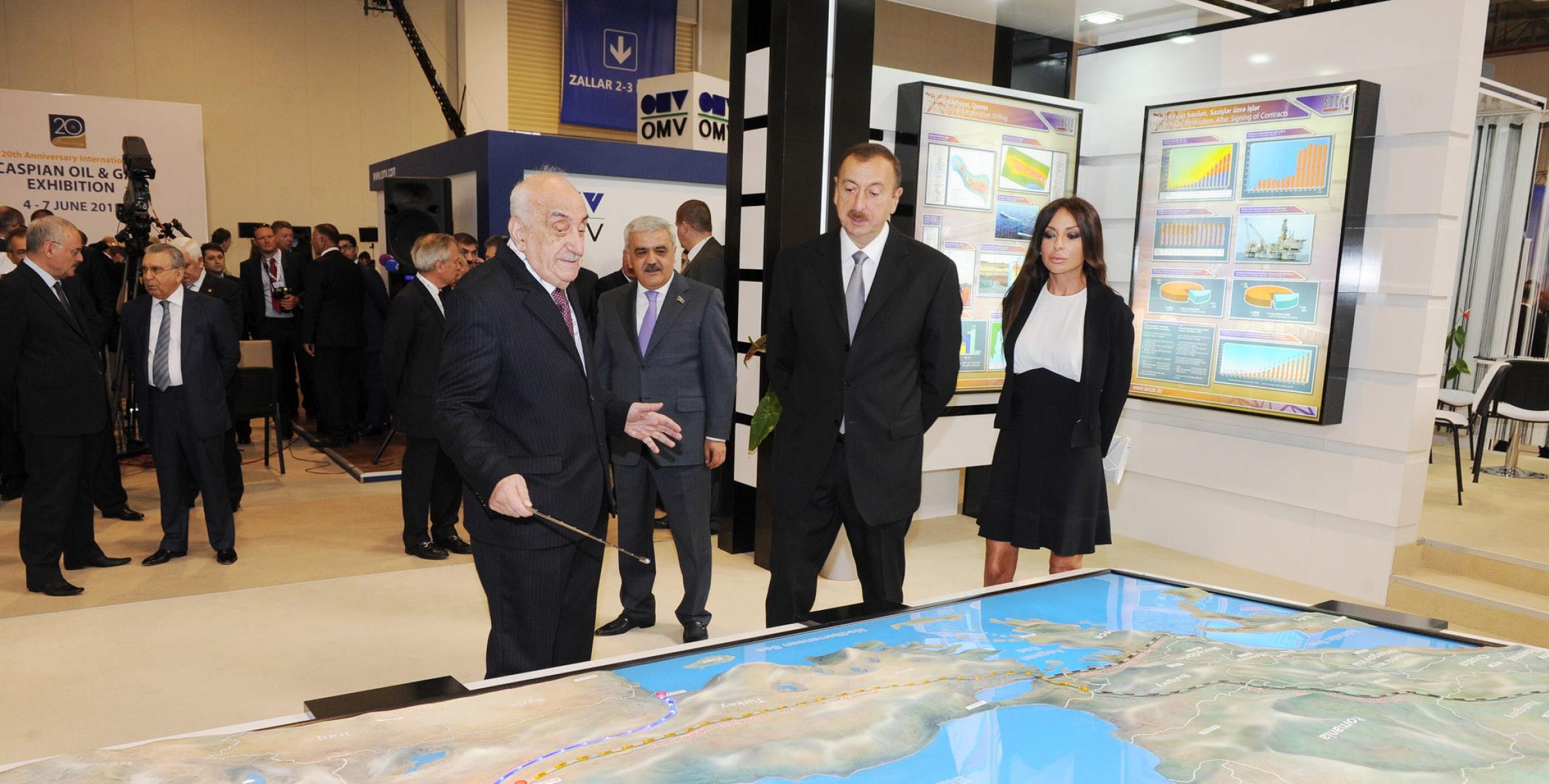 Ильхам Алиев принял участие в церемонии открытия XX Международной выставки и конференции «Нефть, газ, нефтепереработка и нефтехимия Каспия»