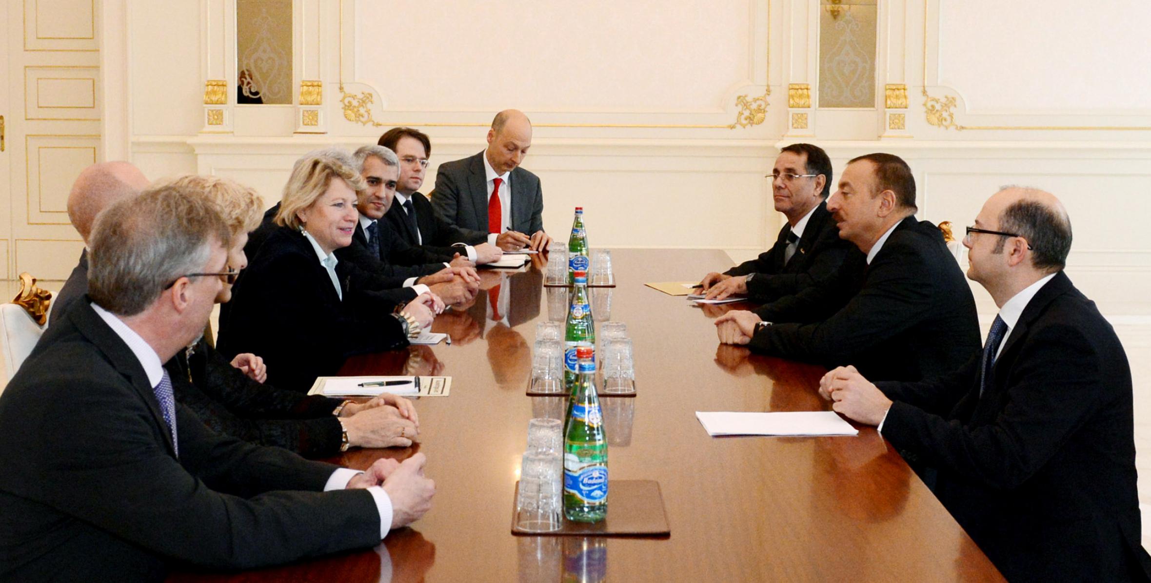 Ilham Aliyev received a delegation led by the state minister of the German Foreign Ministry