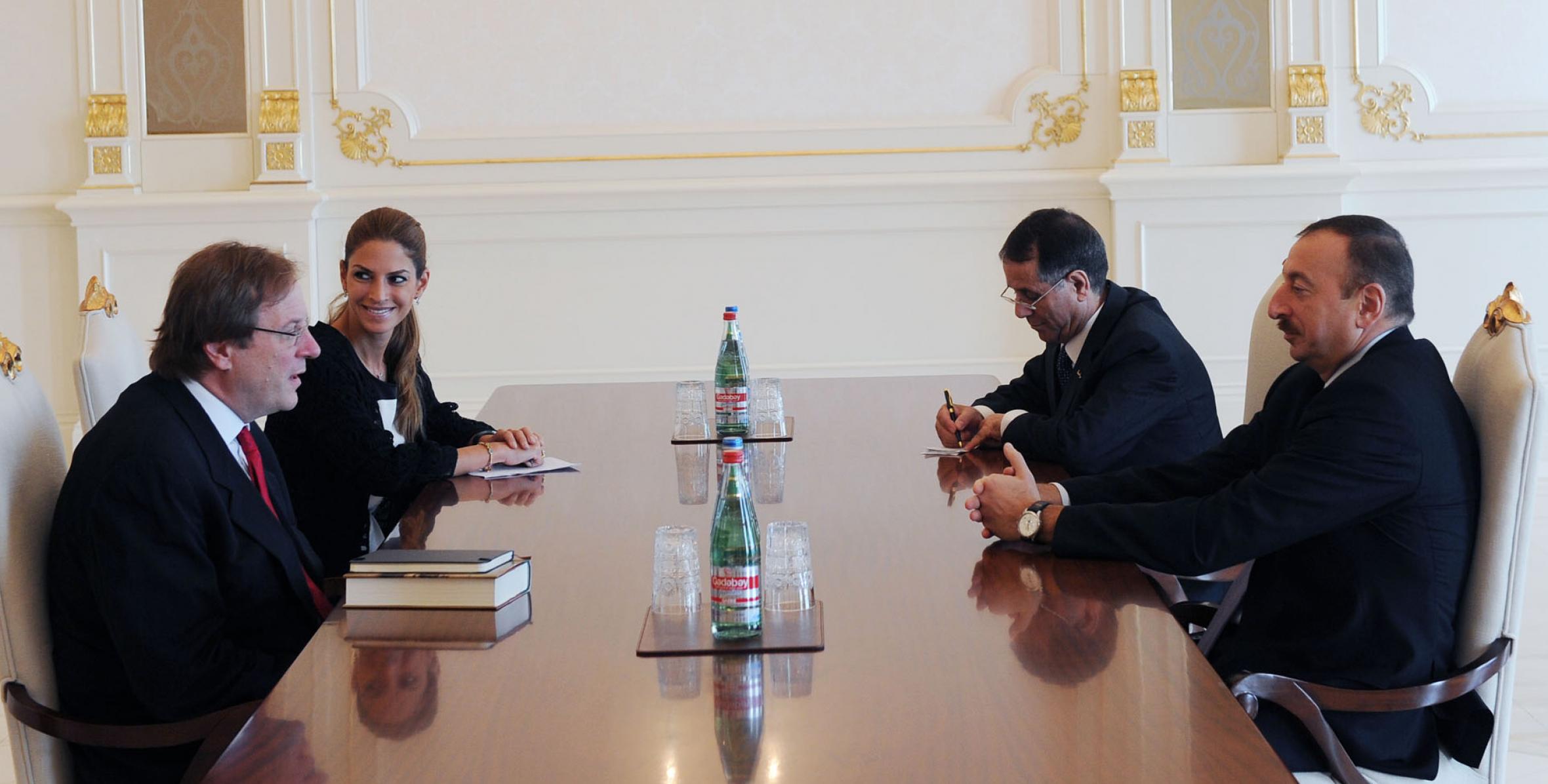 Ilham Aliyev received a delegation led by the president of the US Atlantic Council, Frederick Kempe