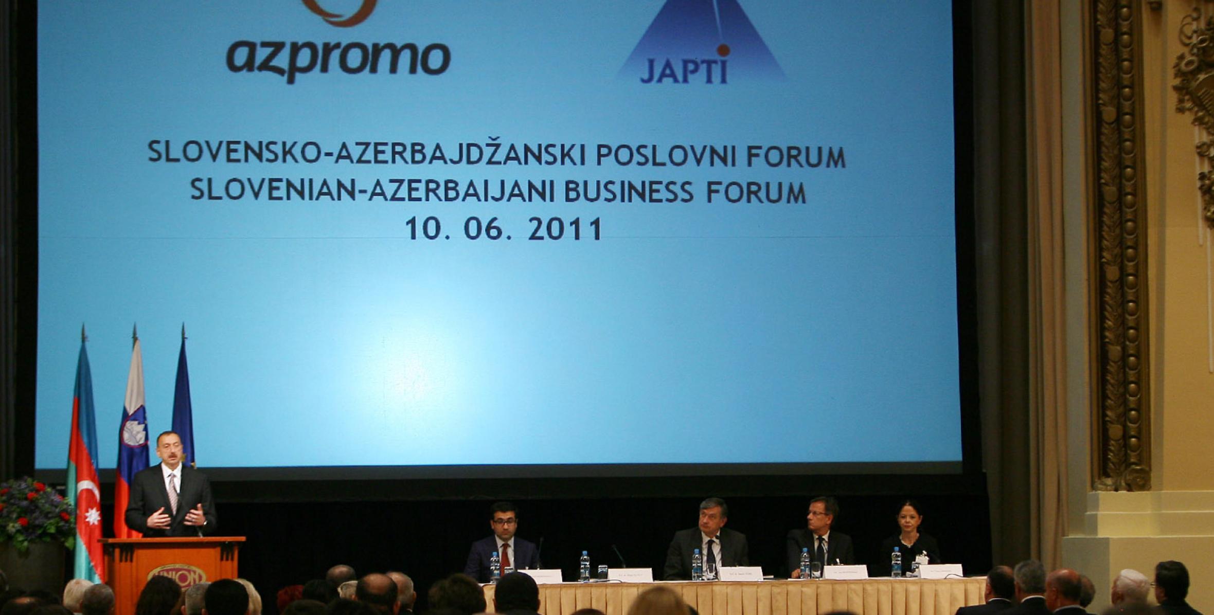 Azərbaycan-Sloveniya biznes forumu keçirilmişdir