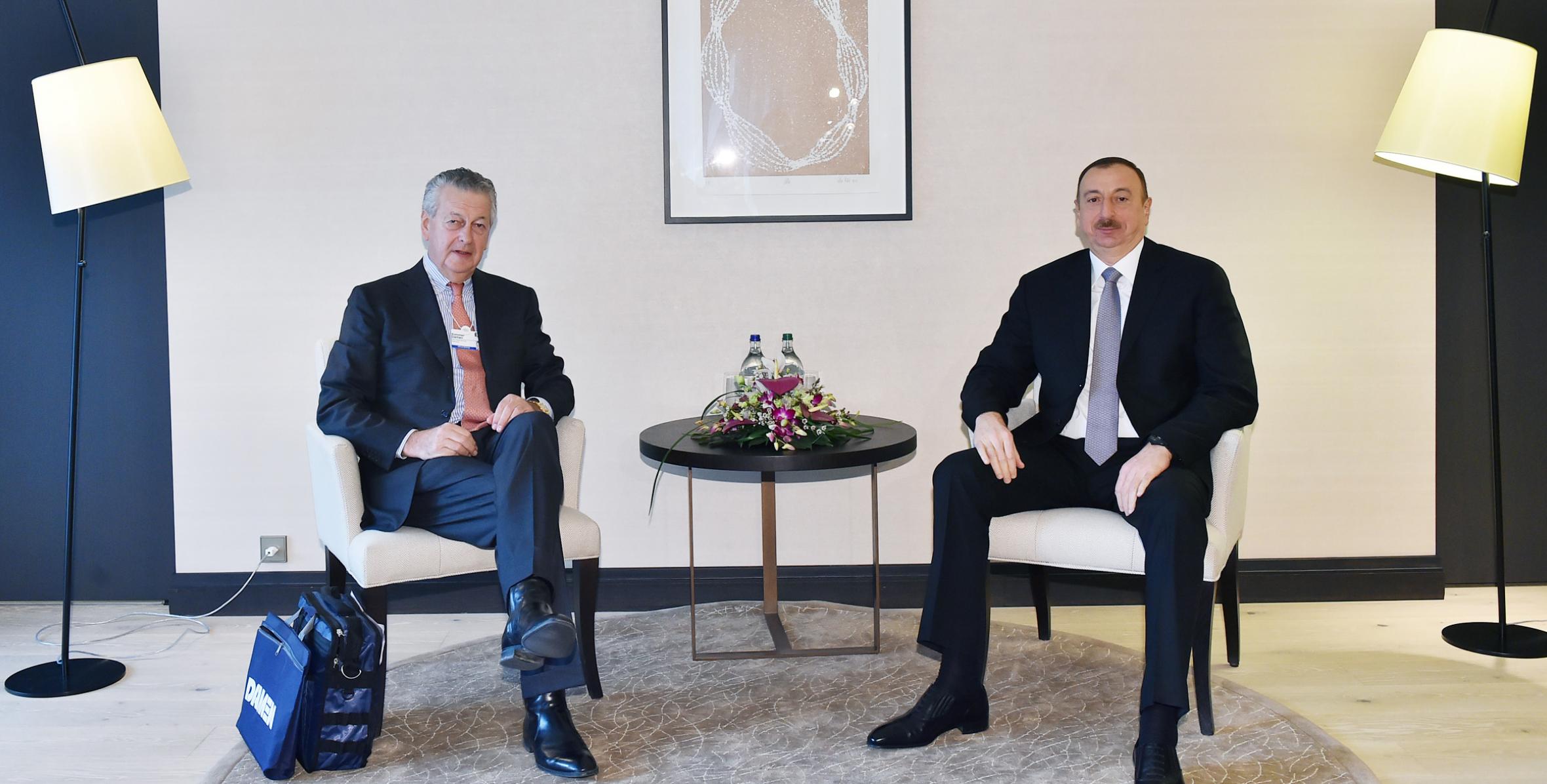 Ilham Aliyev met President of Switzerland Simonetta Sommaruga