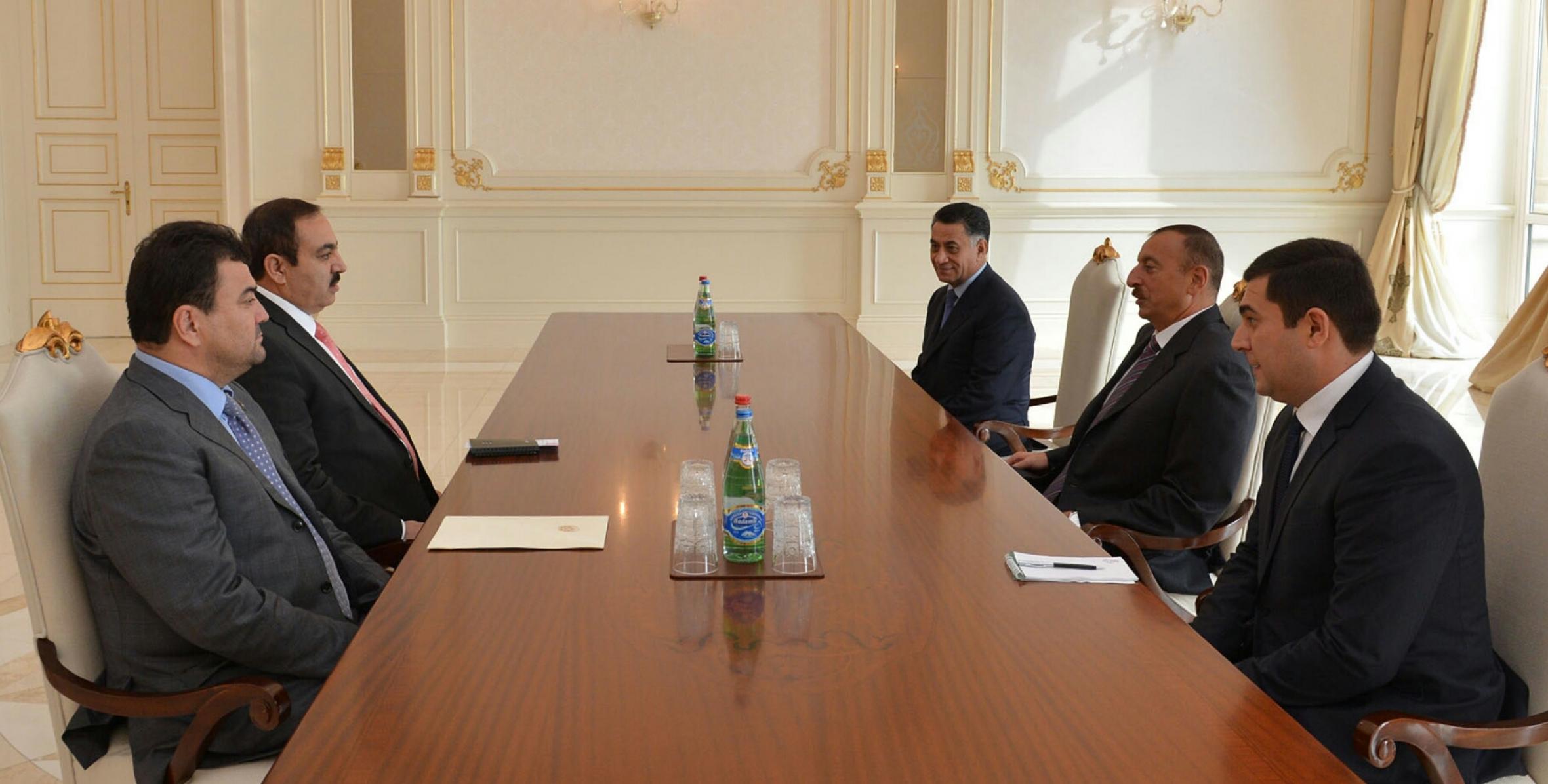 Ilham Aliyev received the Minister of Internal Affairs of Afghanistan