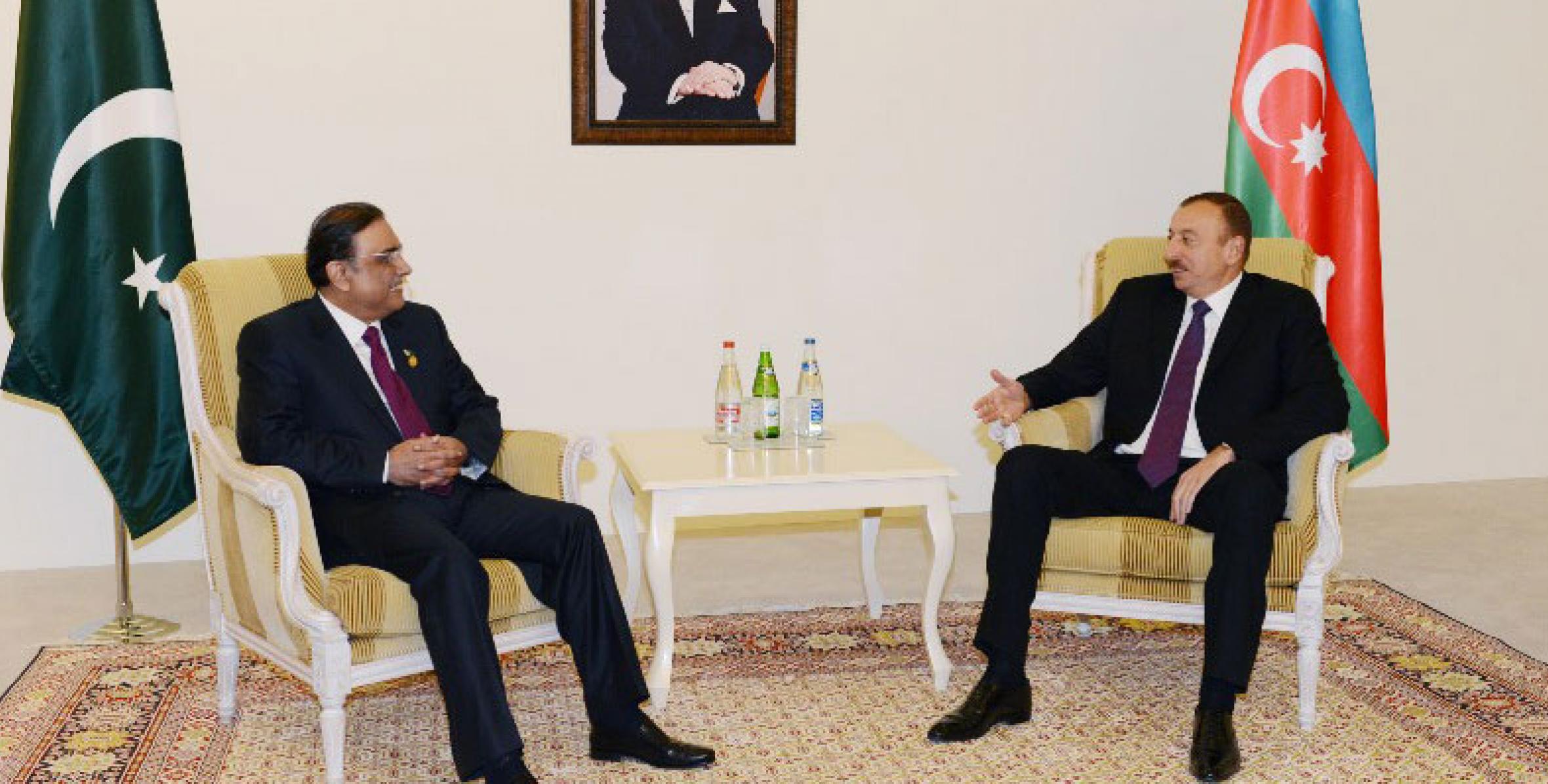 Состоялась встреча Ильхама Алиева и Президента Исламской Республики Пакистан Асифа Али Зардари