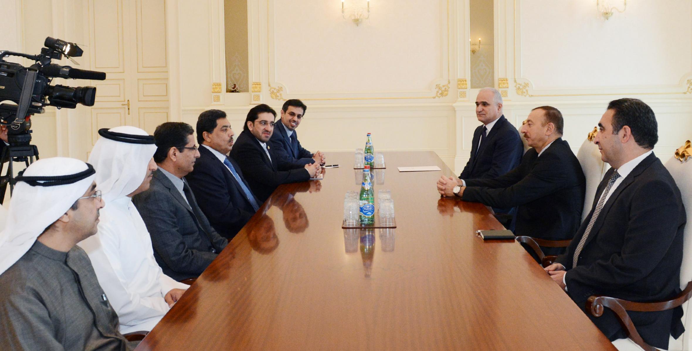 Ilham Aliyev received the delegation led by Deputy Minister of Economics of the UAE