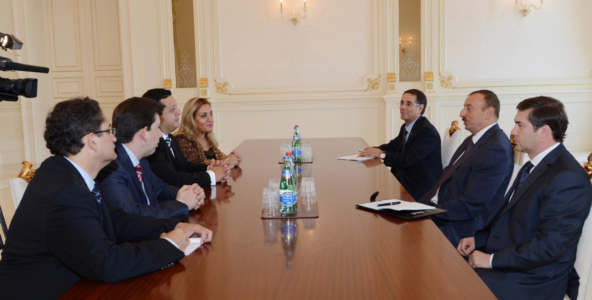 Ilham Aliyev received a delegation led by the President of the Chamber of Deputies of Mexico