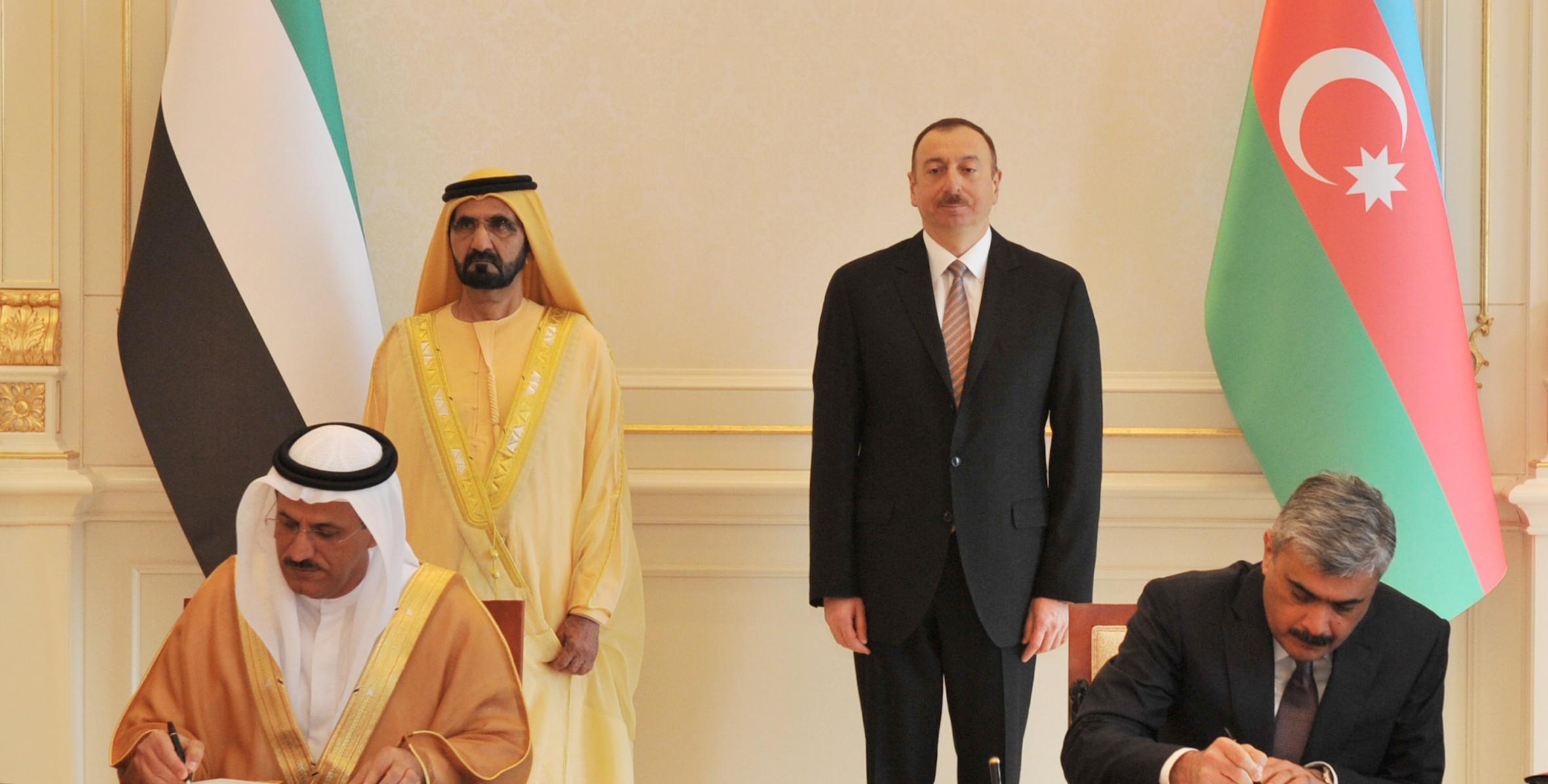 Подписаны документы между Азербайджаном и Объединенными Арабскими Эмиратами