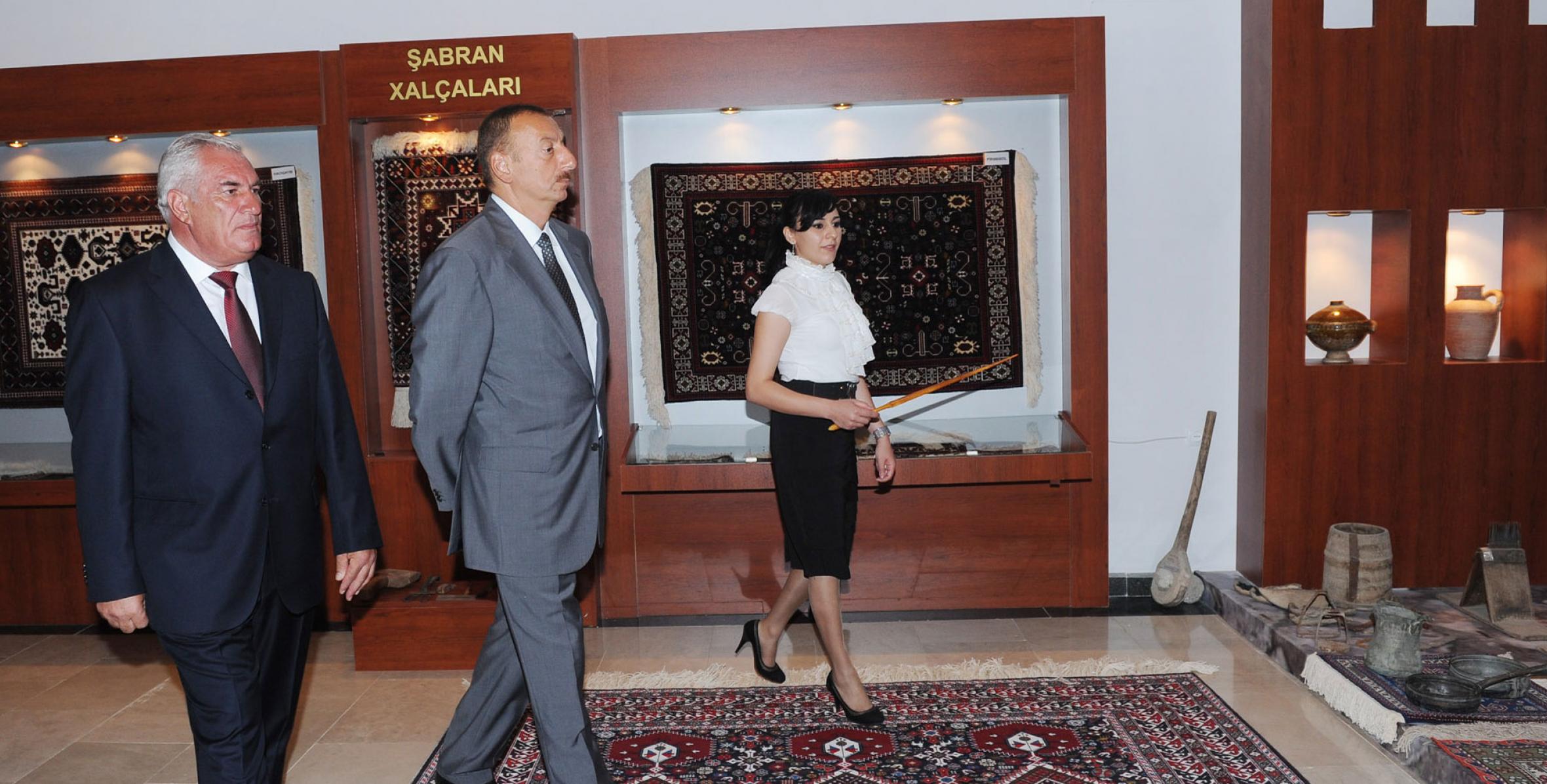 Ilham Aliyev attended the opening of the Shabran local history museum