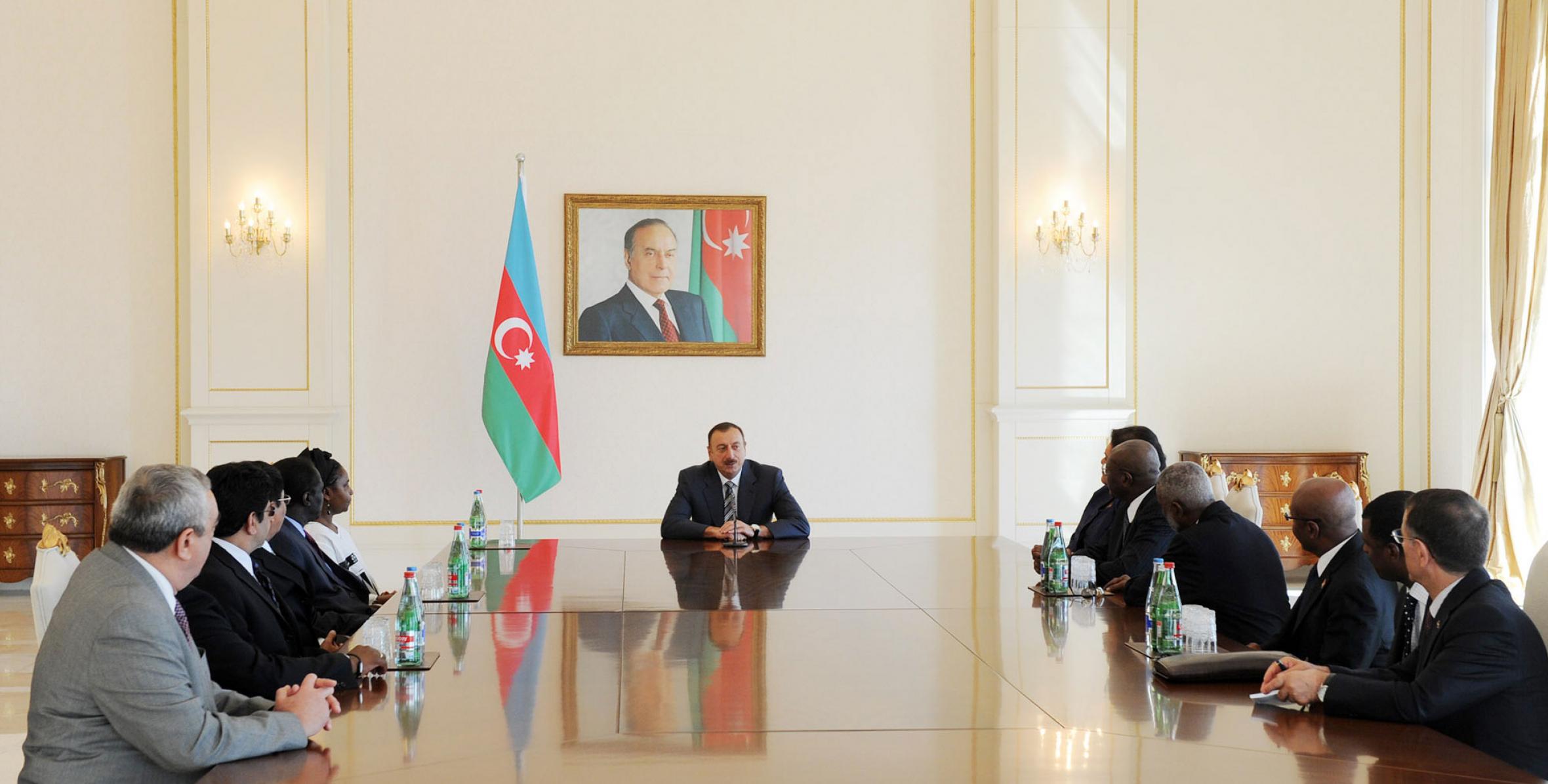 Ilham Aliyev received permanent representatives of a number of UN member-states