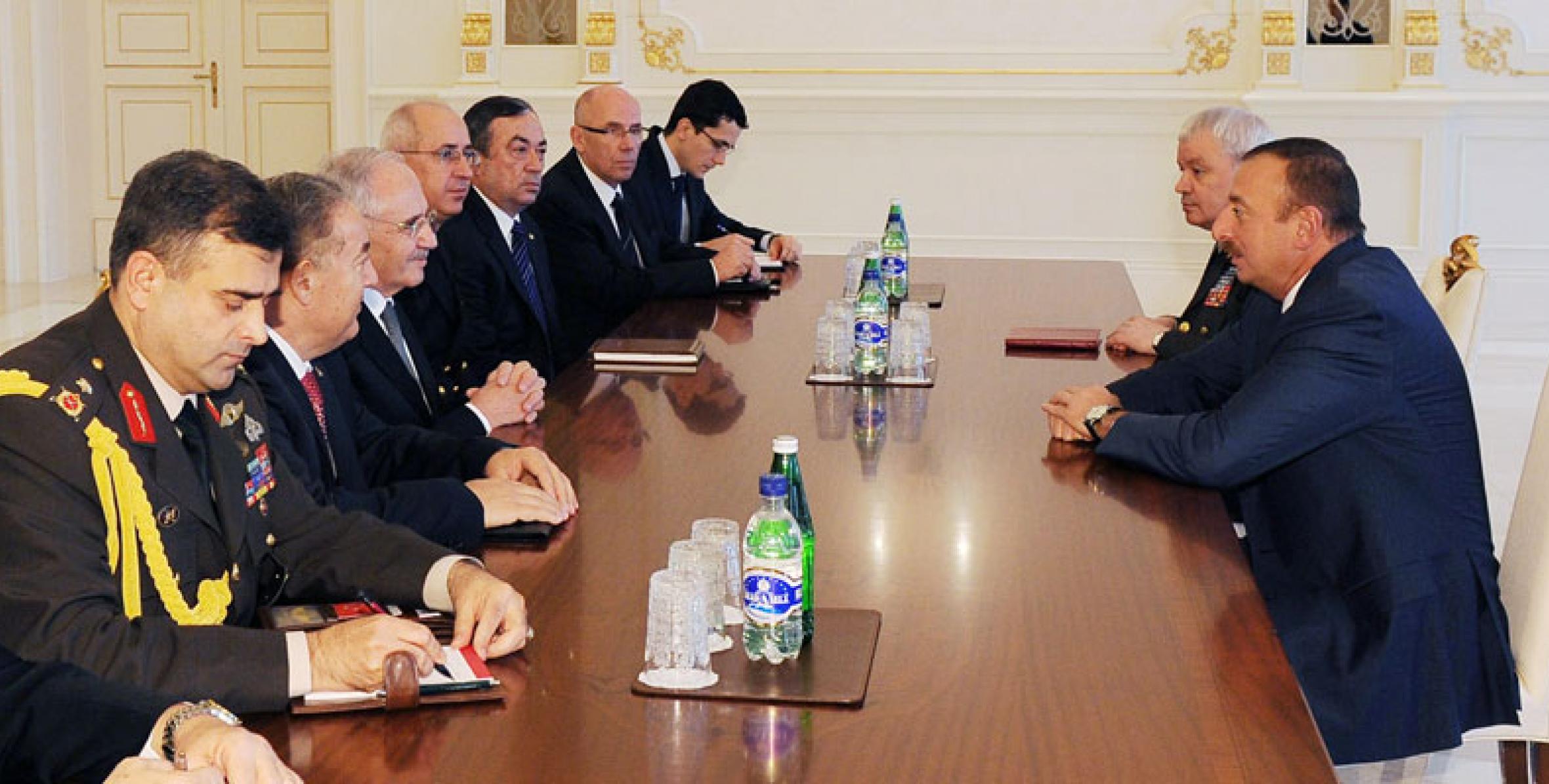 Ilham Aliyev received the delegation led by Vecdi Gönül, Minister of National Defense of Turkey