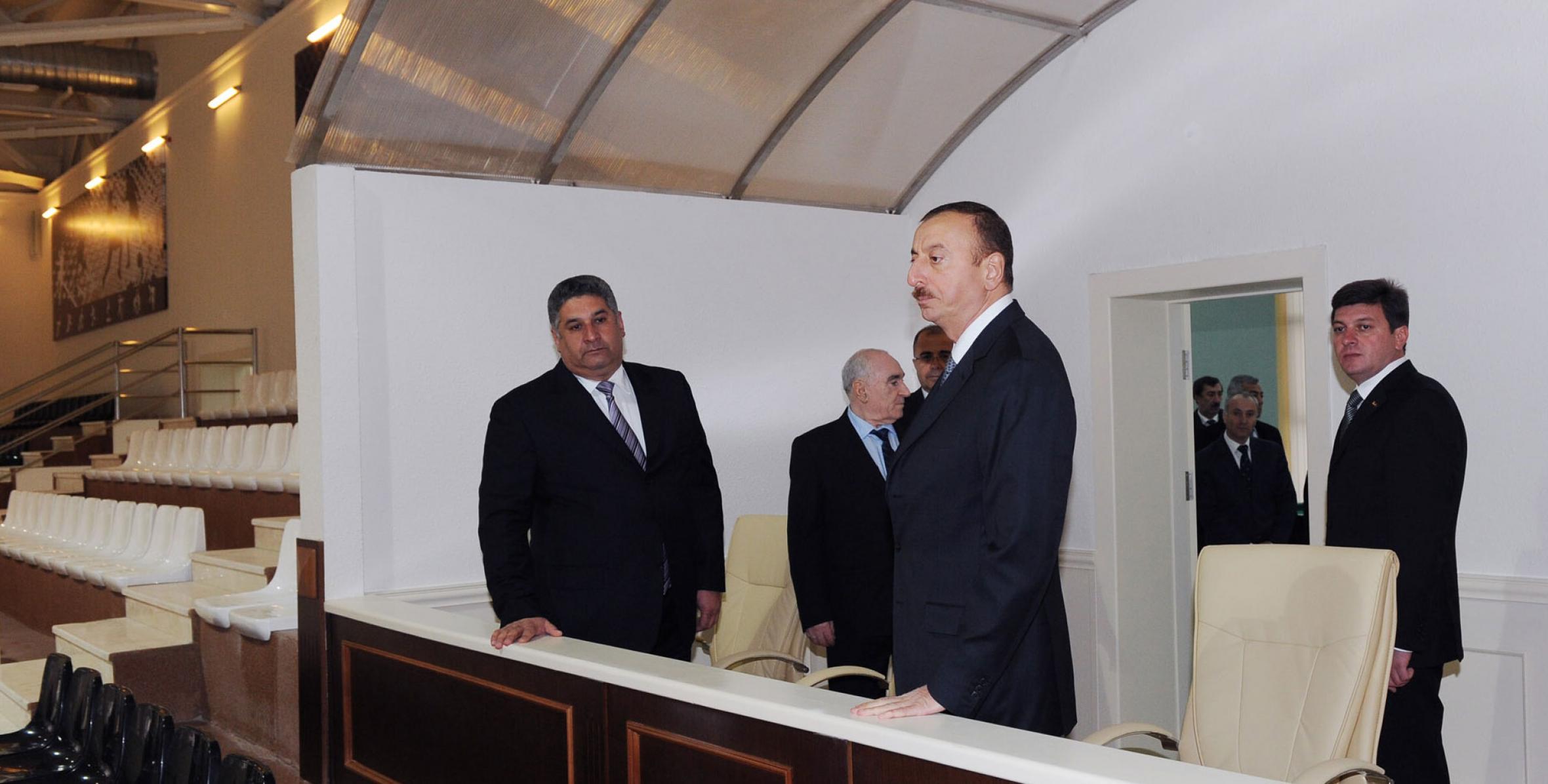 Ilham Aliyev attended the opening of the Gabala Olympic Sports Center