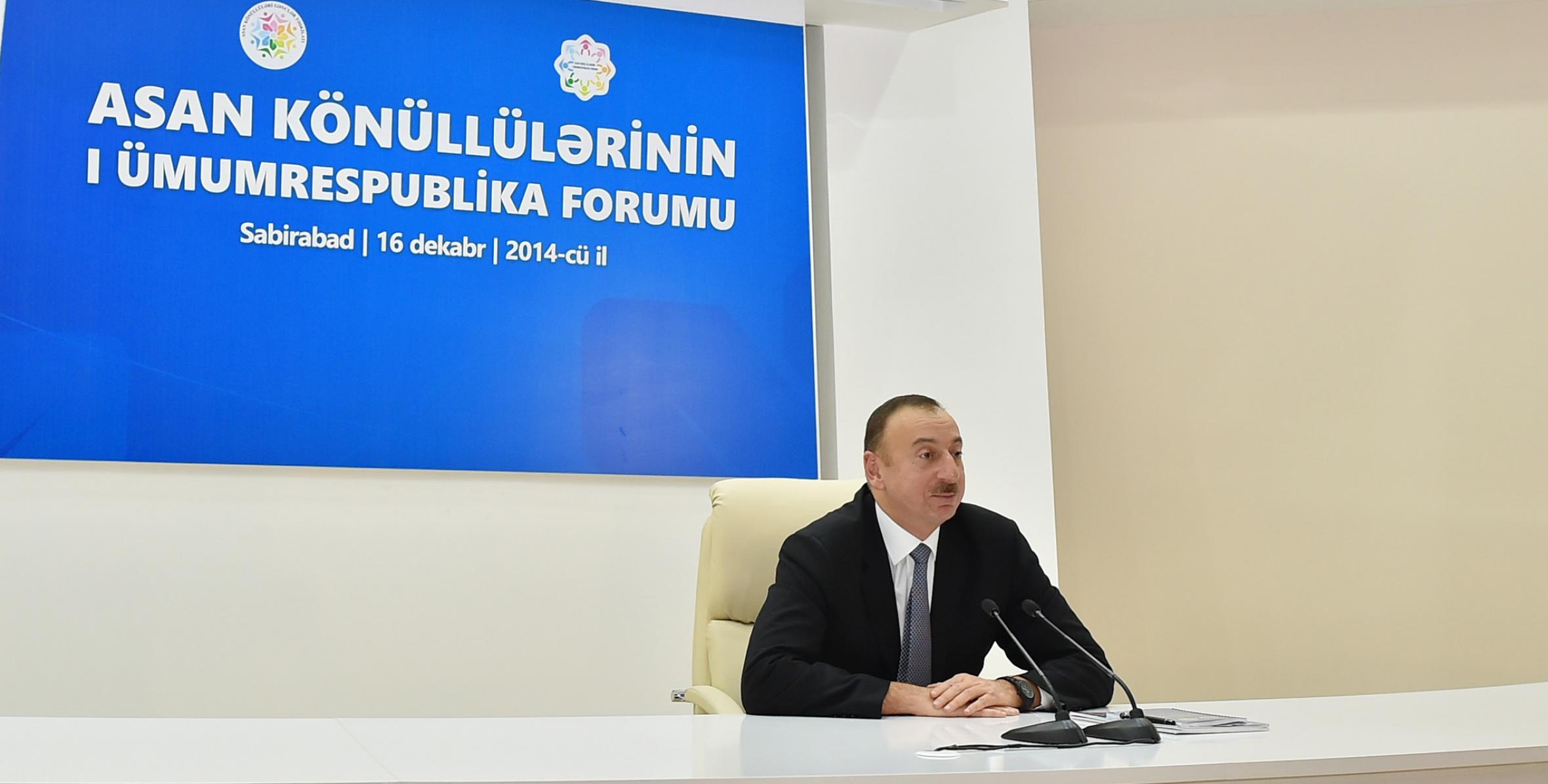 Visit of Ilham Aliyev to Sabirabad District