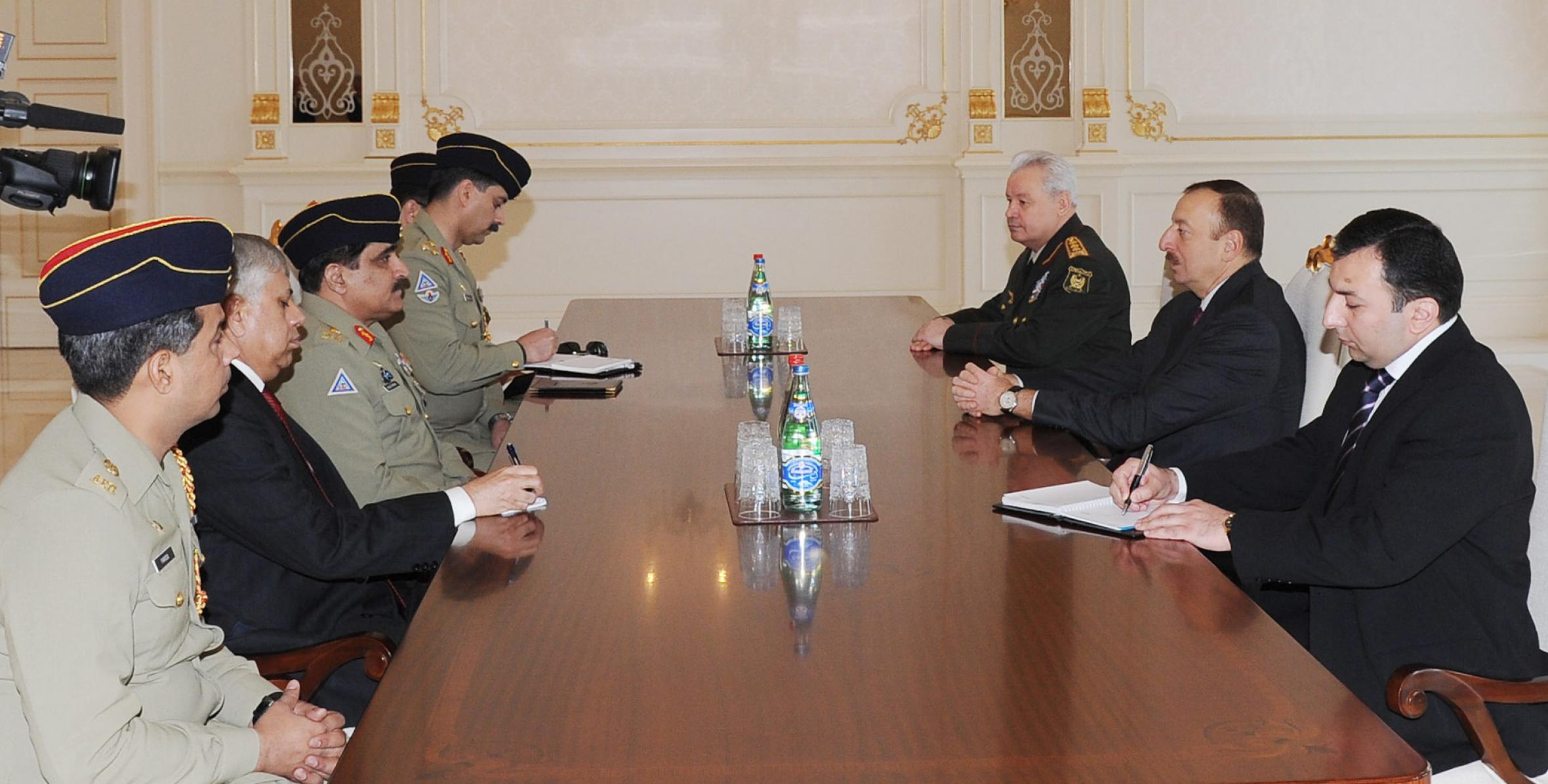 Ilham Aliyev received a delegation led by the Chairman of the Joint Chiefs of Staff of Pakistan