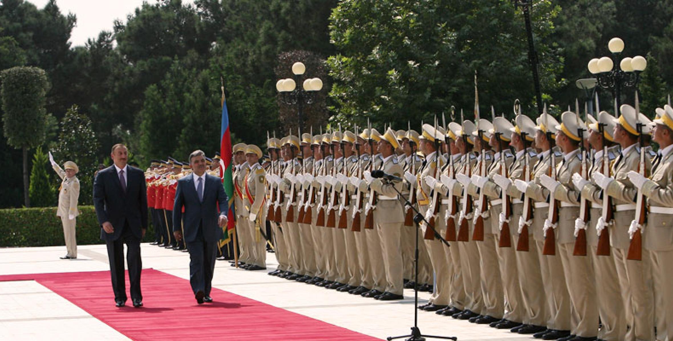 The official welcoming ceremony of Mr.Abdullah Gul, the President of Turkey took place