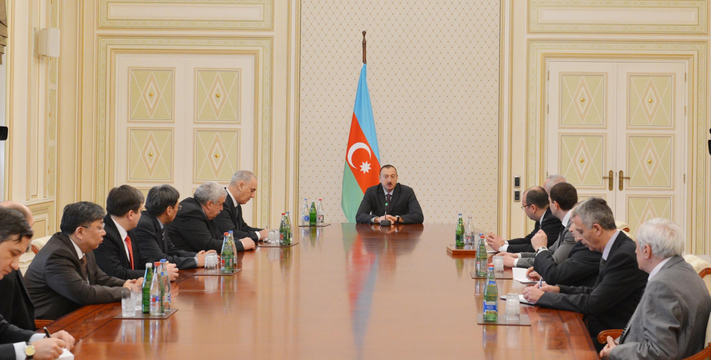 Ilham Aliyev received participants of the 16th meeting of the council of heads of state news agencies of the CIS