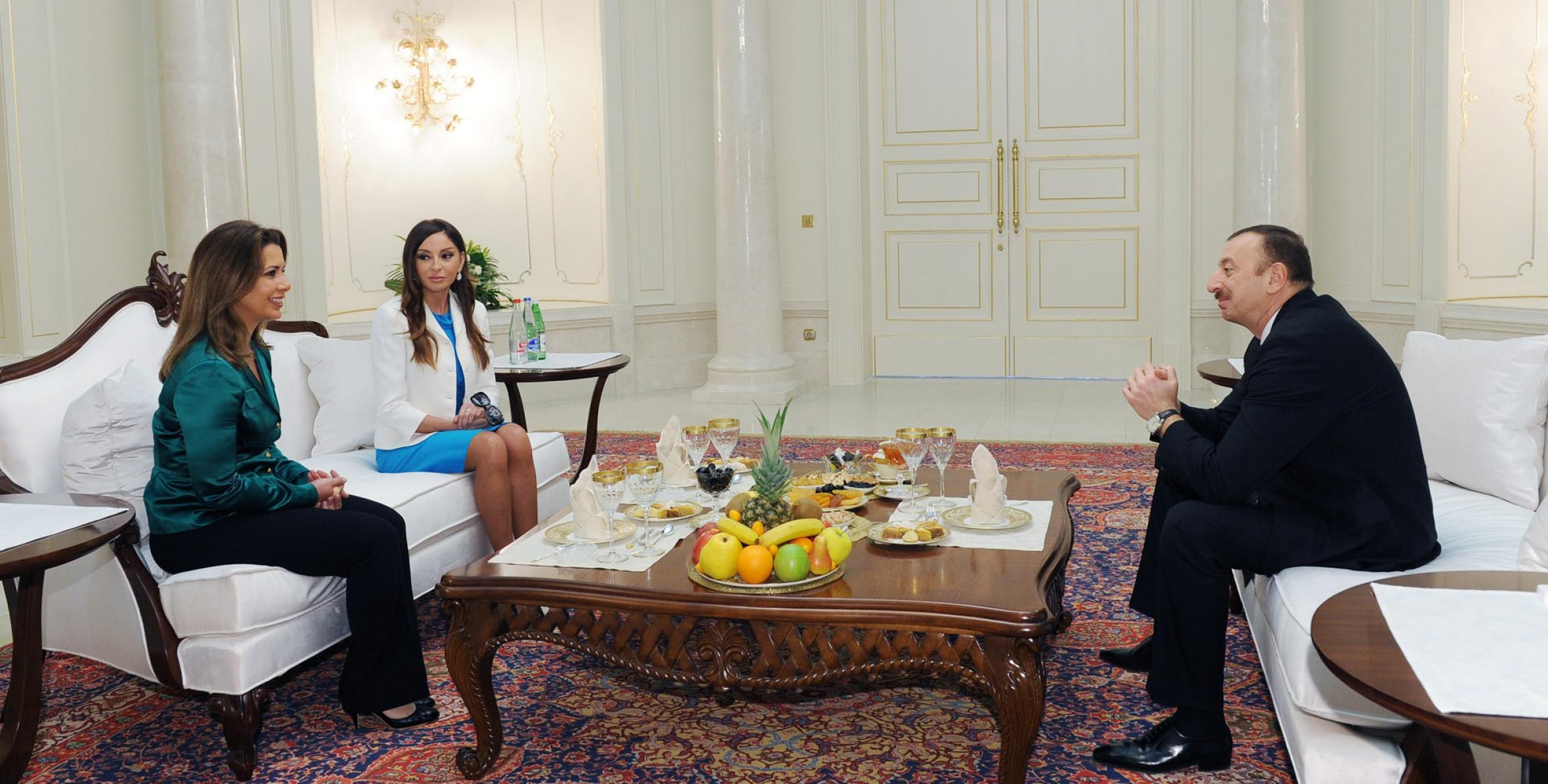 Ilham Aliyev received President of the International Equestrian Federation, Her Royal Highness Haya bint Al Hussein