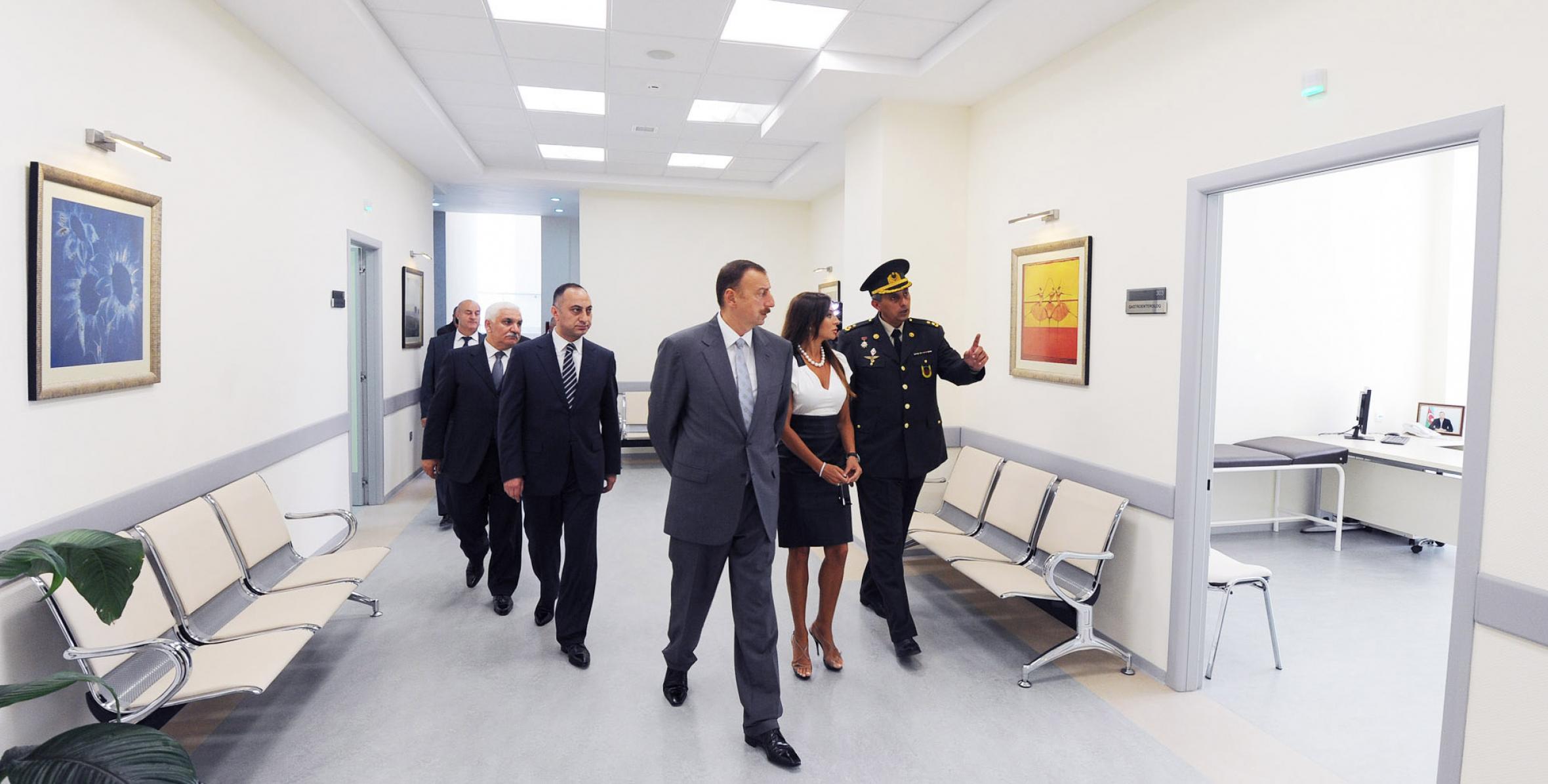 Ilham Aliyev attended the opening of the Medical Diagnostic Center of the Special State Protection Service (SSPS)