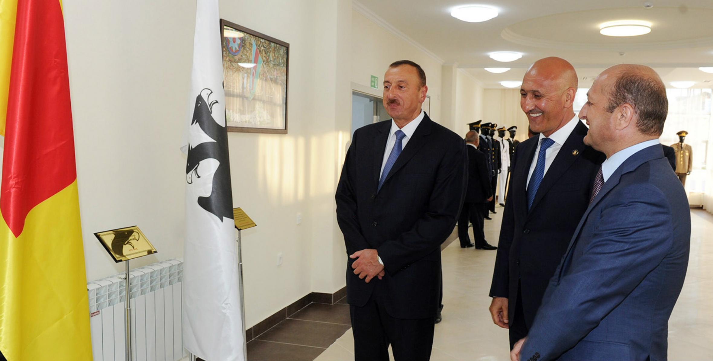 Ilham Aliyev attended the opening of a Youth Center in Siyazan
