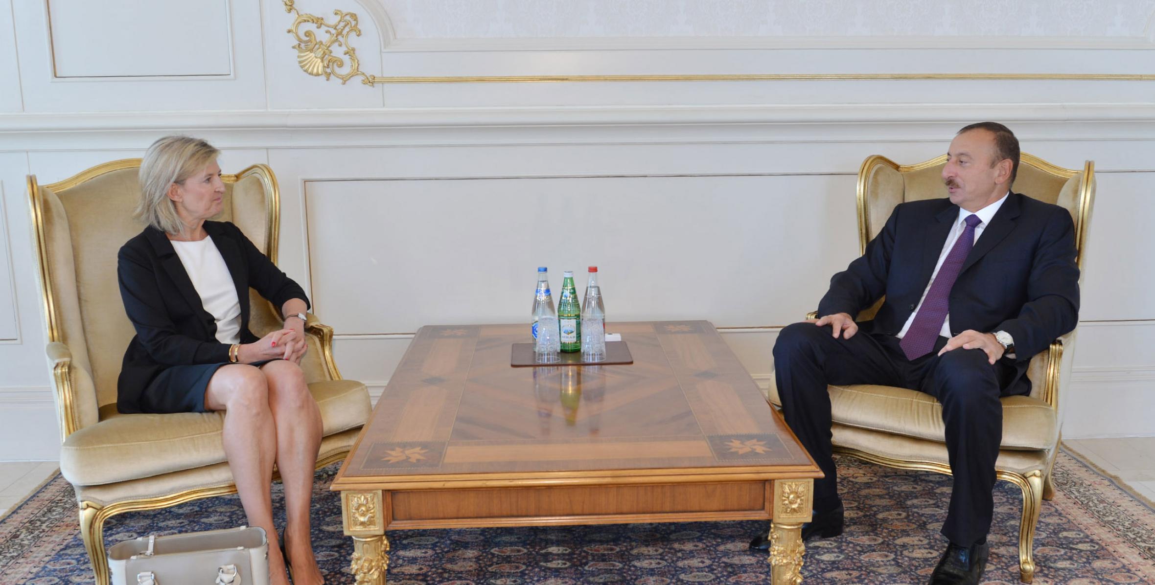 Ilham Aliyev accepted the credentials of the Ambassador of Belgium to Azerbaijan
