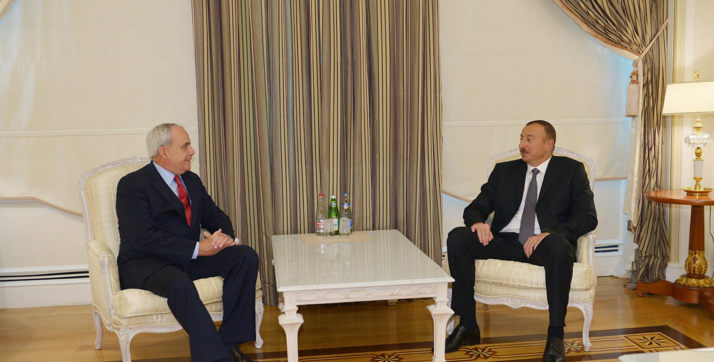 Ilham Aliyev received the General Manager of the NATO Support Agency