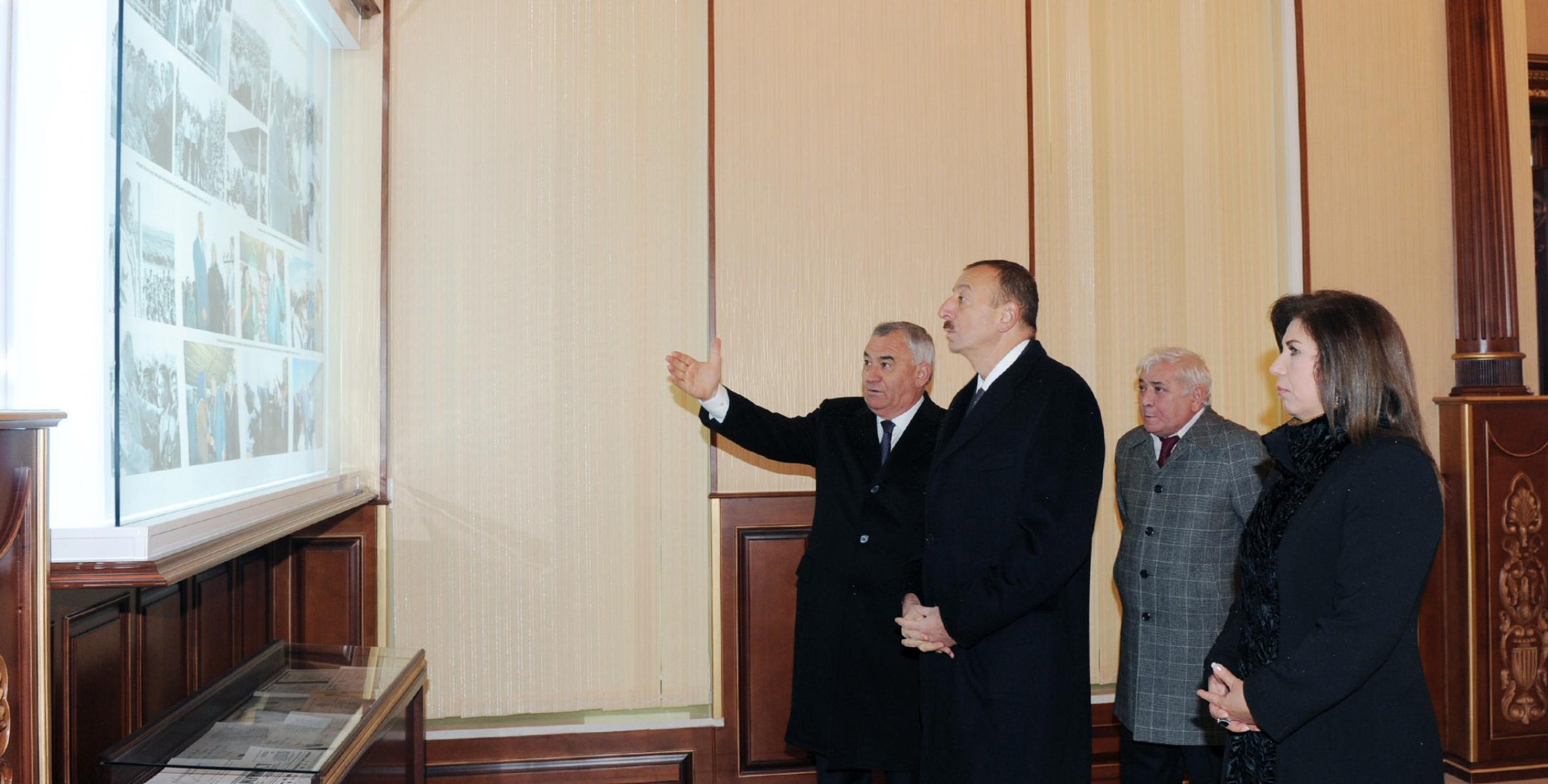 Ilham Aliyev attended the opening of Heydar Aliyev Center in Horadiz
