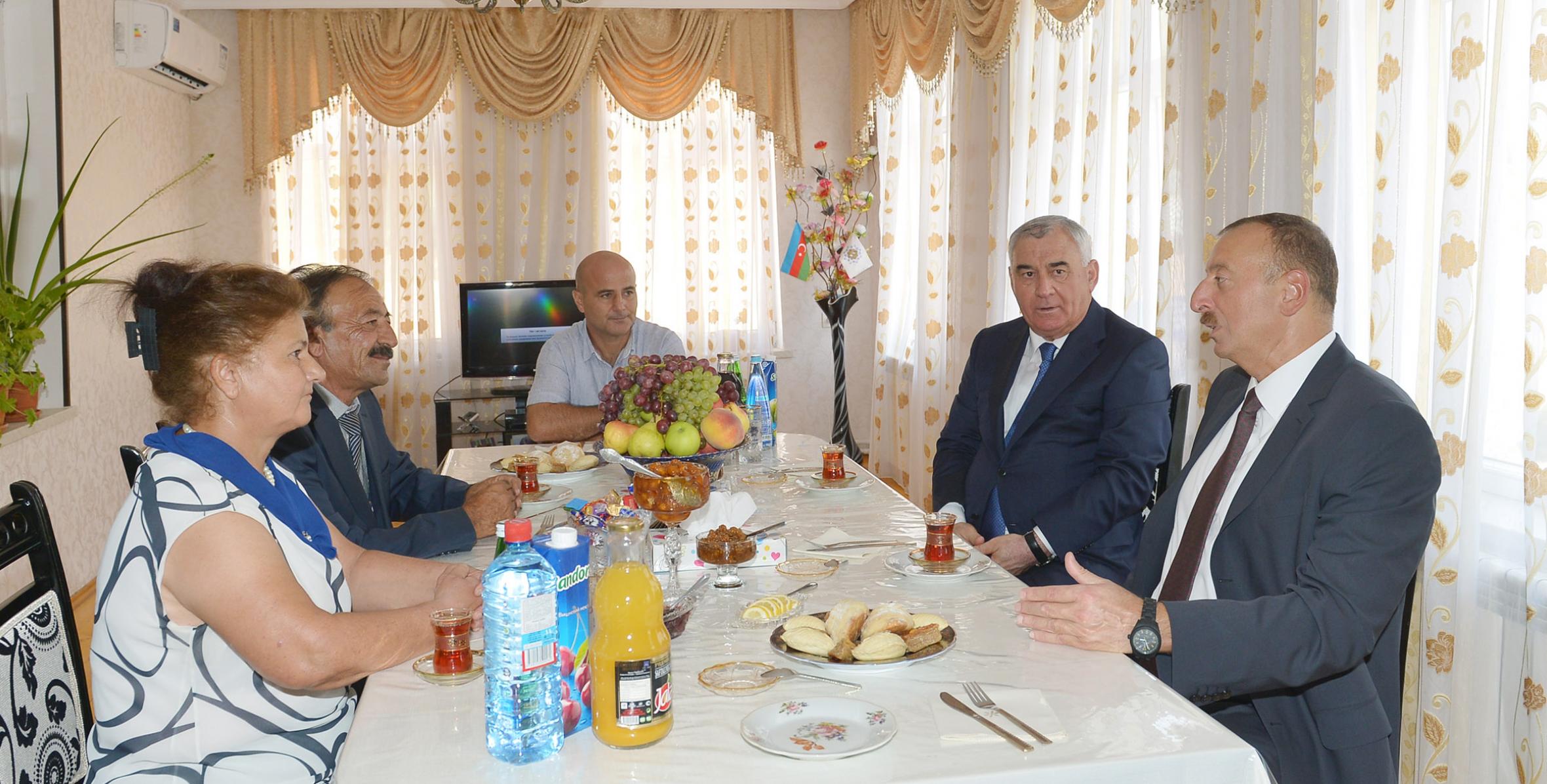 Visit of Ilham Aliyev to the regions of Beylagan and Fizuli