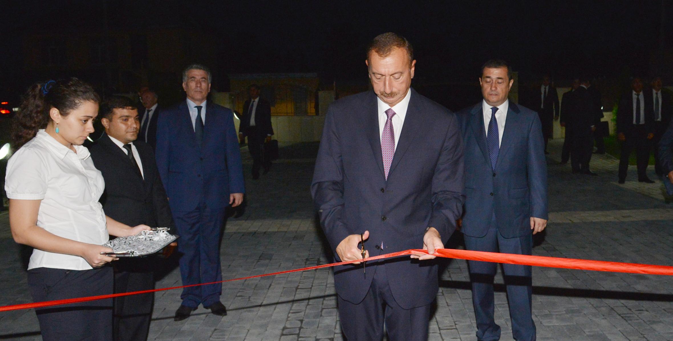 Ilham Aliyev attended the opening of a Boxing Center in Astara